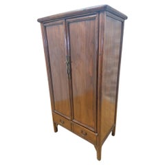 Used Shanxi Province Tall 2 Drawer Elmwood Cabinet