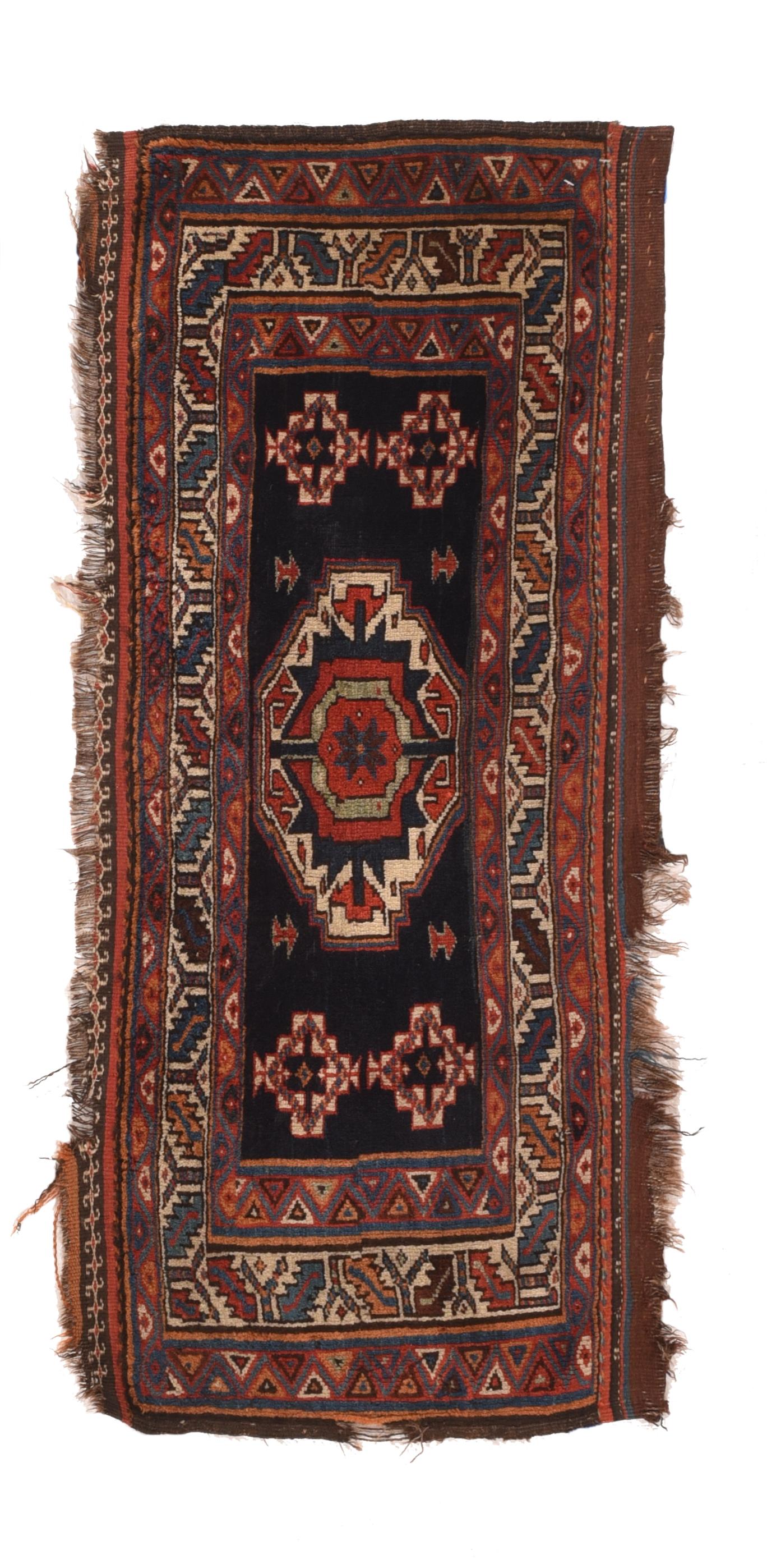 Antique Shashsavan Rug In Good Condition For Sale In New York, NY