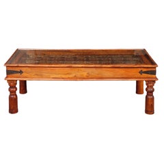 Antique Sheesham Door Coffee Table