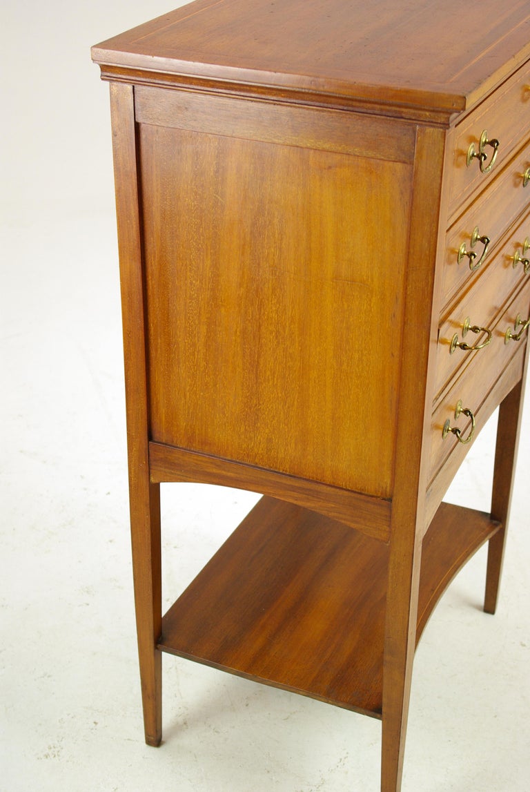 Antique Sheet Music Walnut File Storage, Scotland