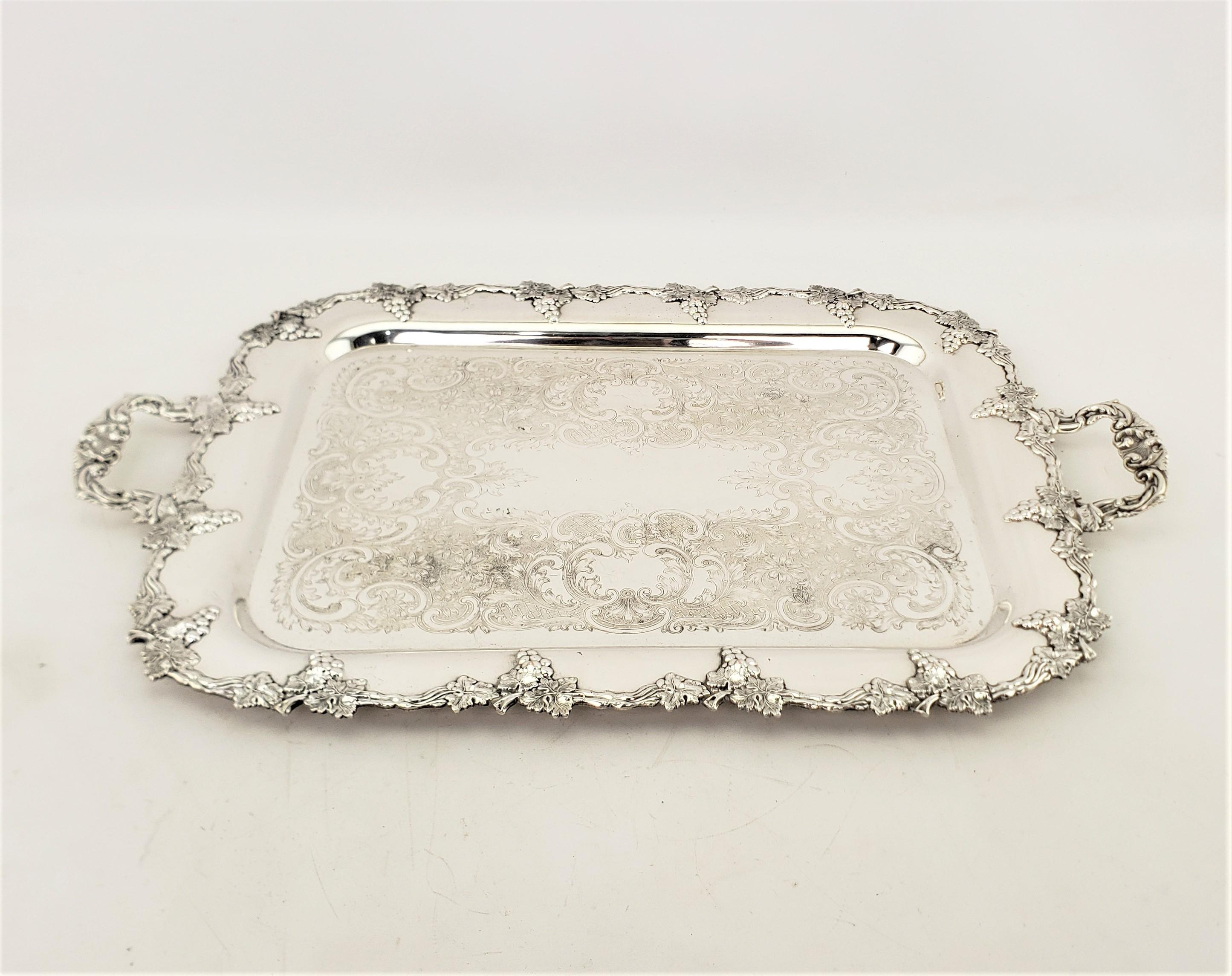 sheffield reproduction silver tray