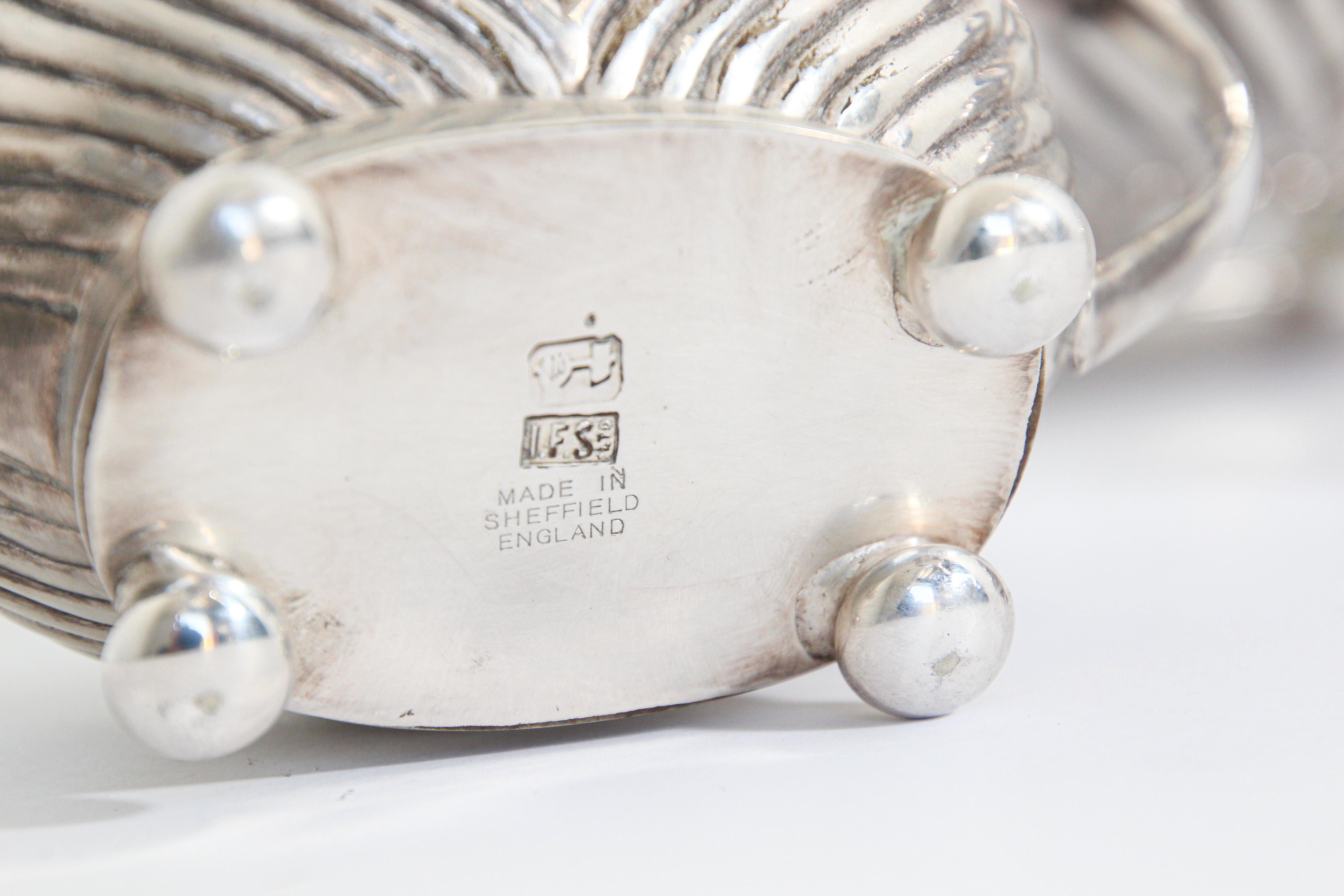 Juego de té antiguo Sheffield Silverplate en venta 2