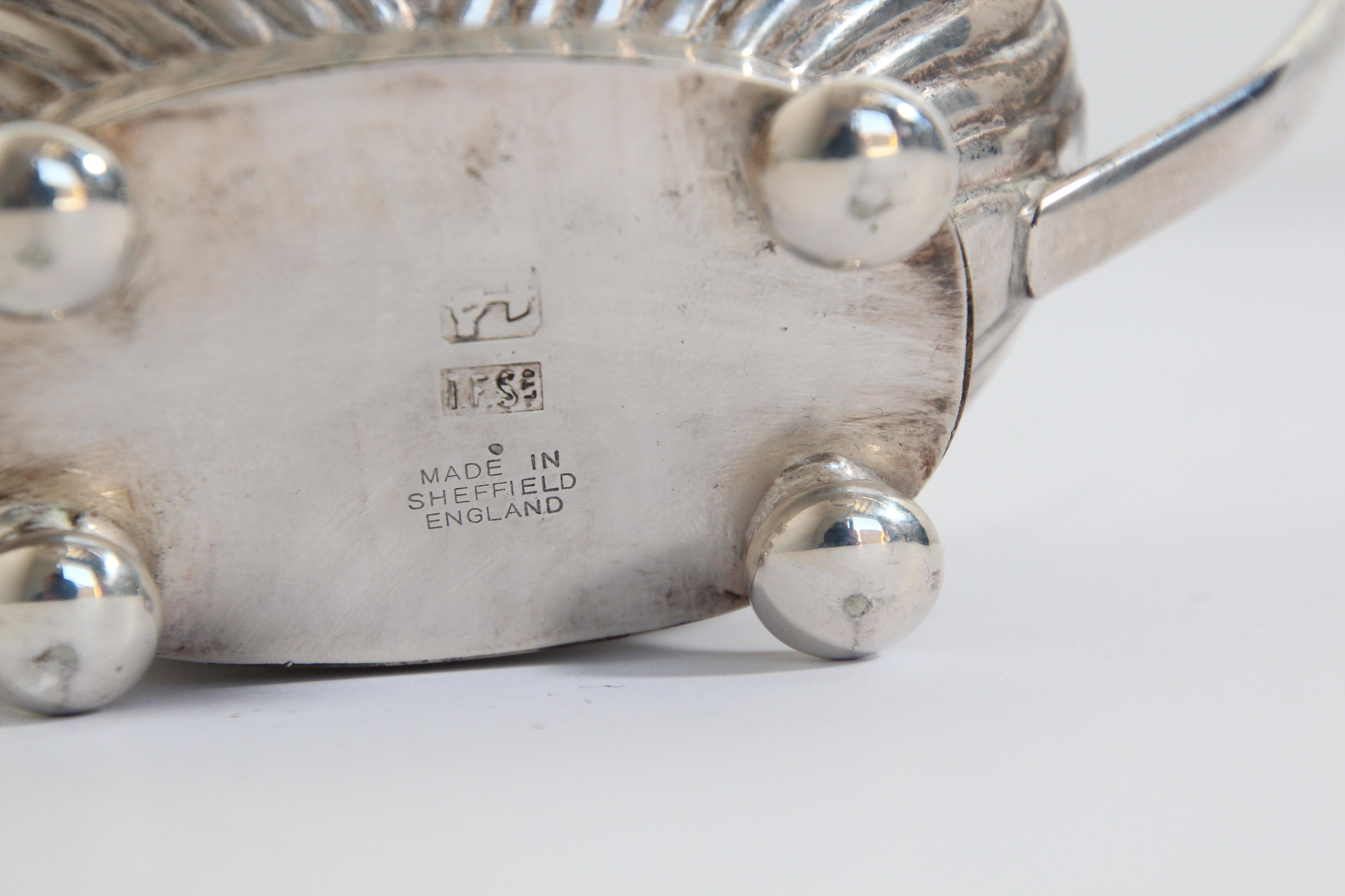 Juego de té antiguo Sheffield Silverplate en venta 3