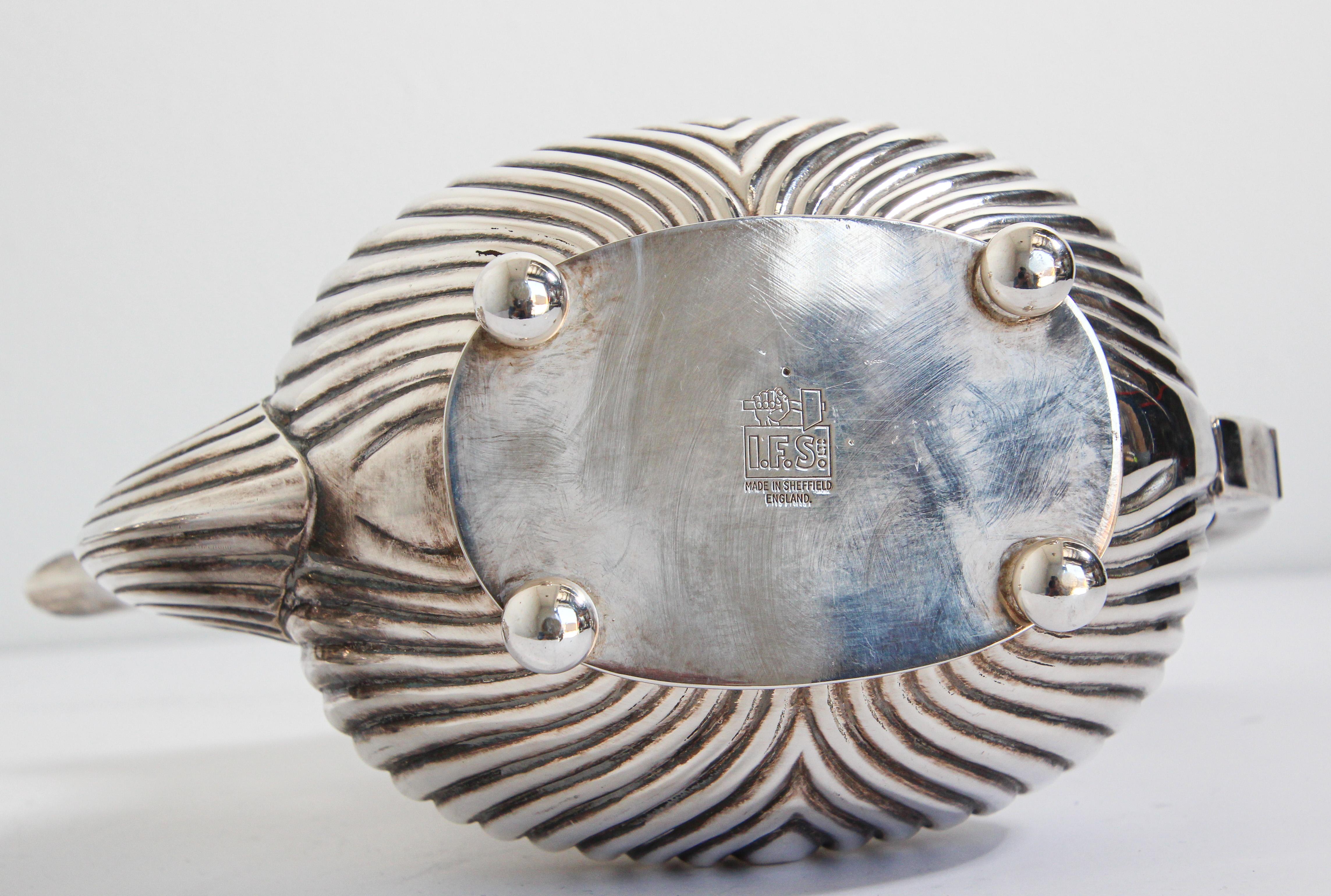 Juego de té antiguo Sheffield Silverplate en venta 5