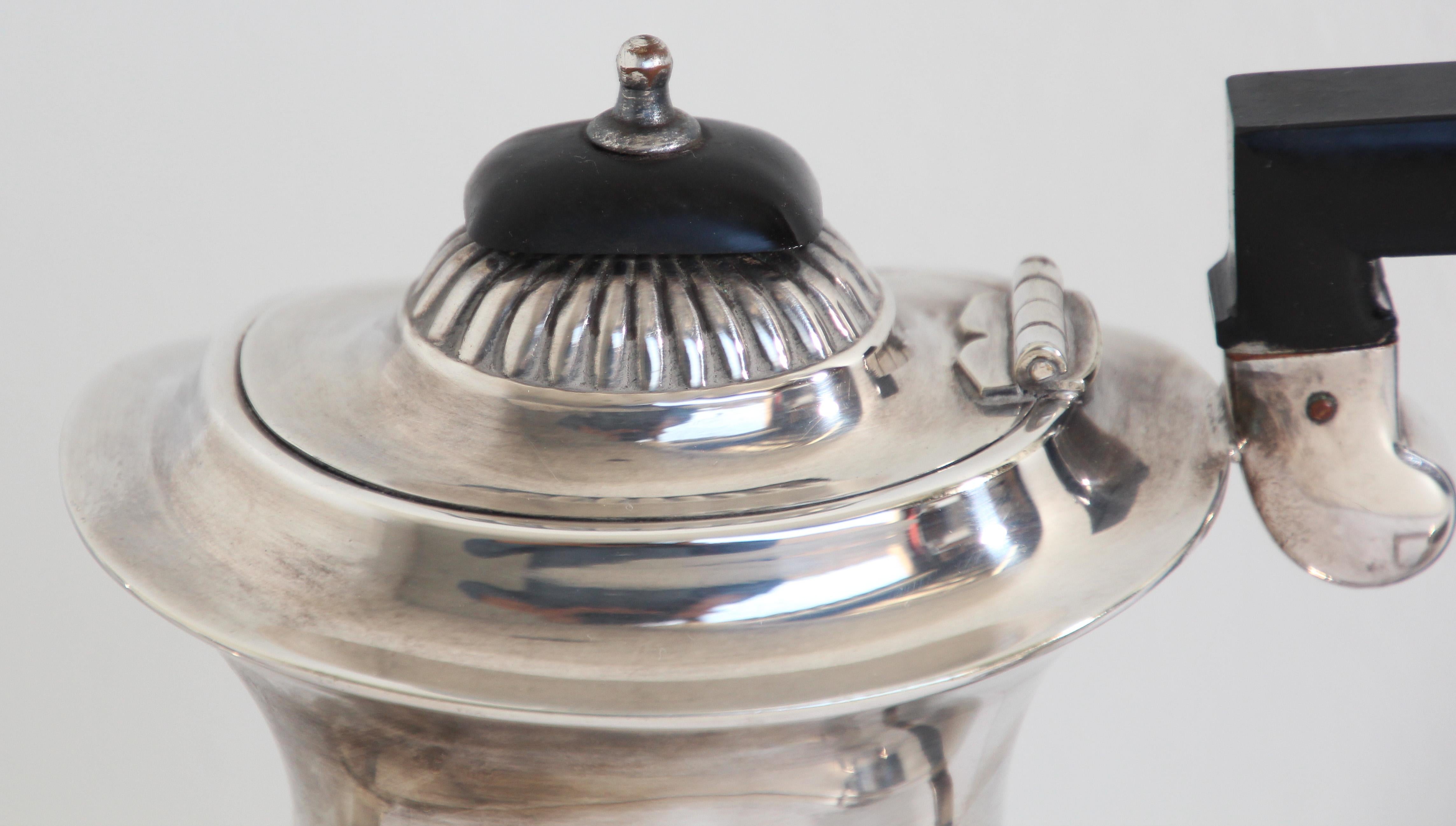 leonard silver plated tea set