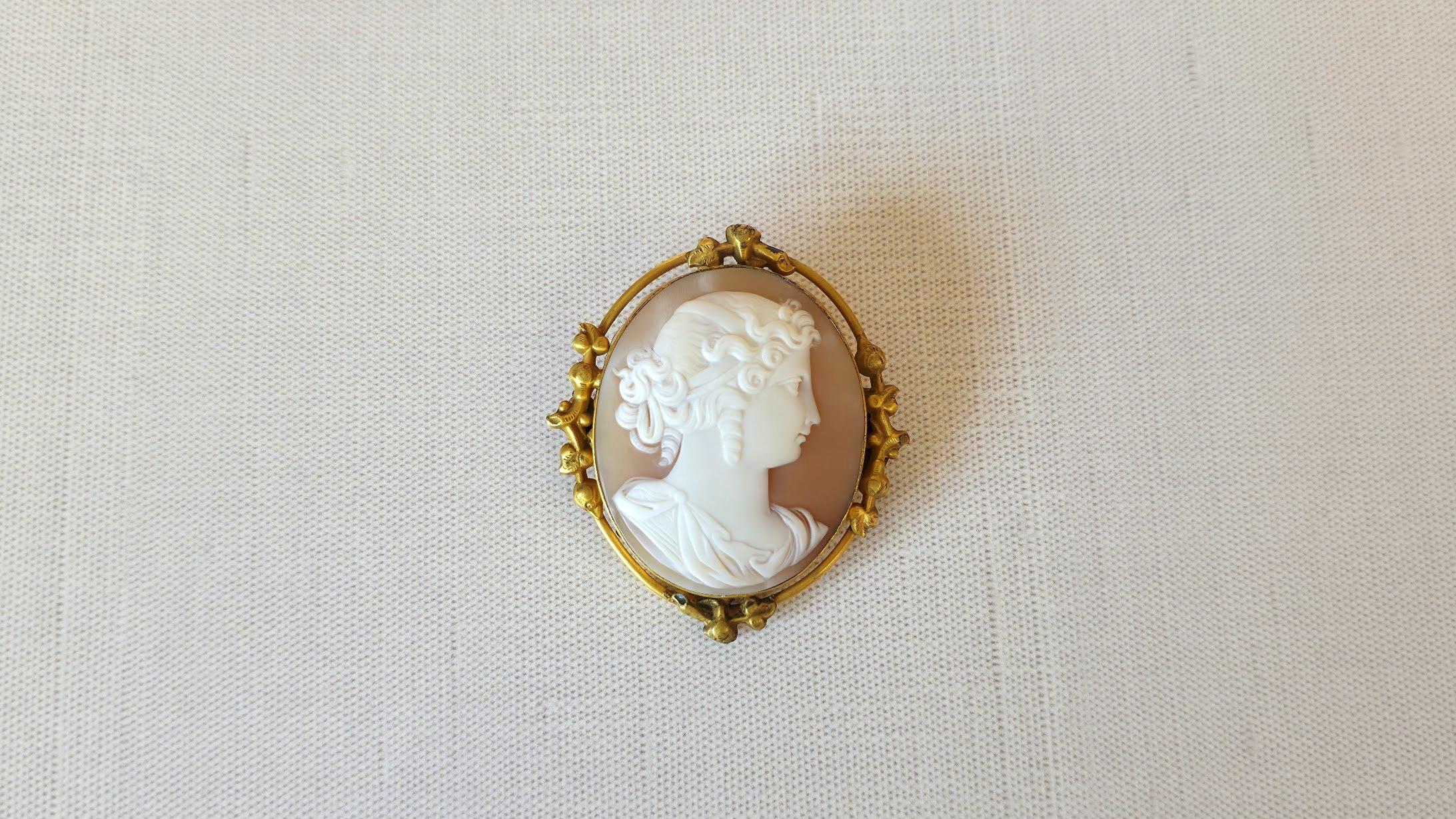 cammeo spilla antica