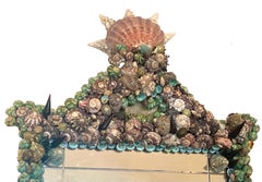Antique Shell Mirror