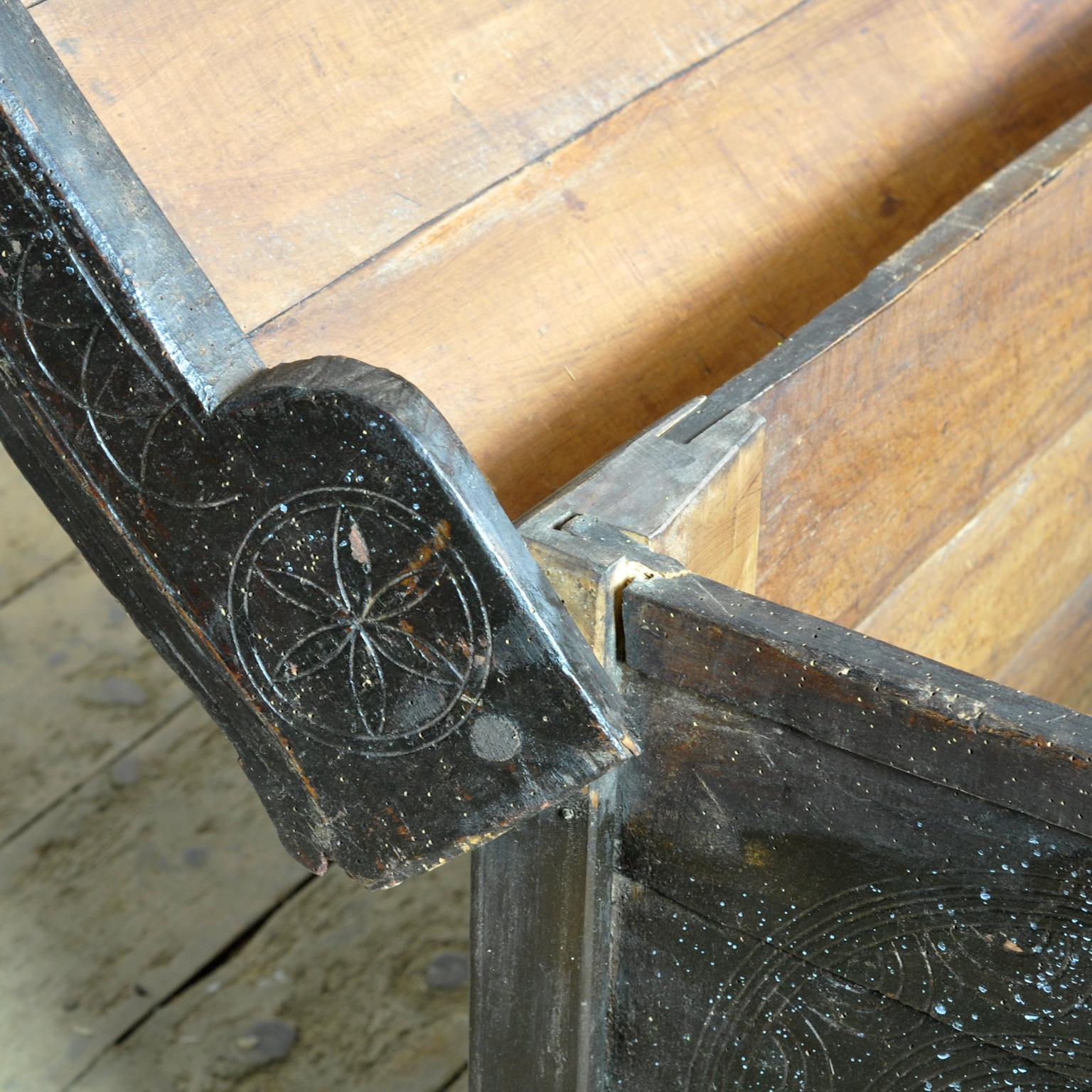 Mid-19th Century Antique shepherd’s chest, 1850s For Sale