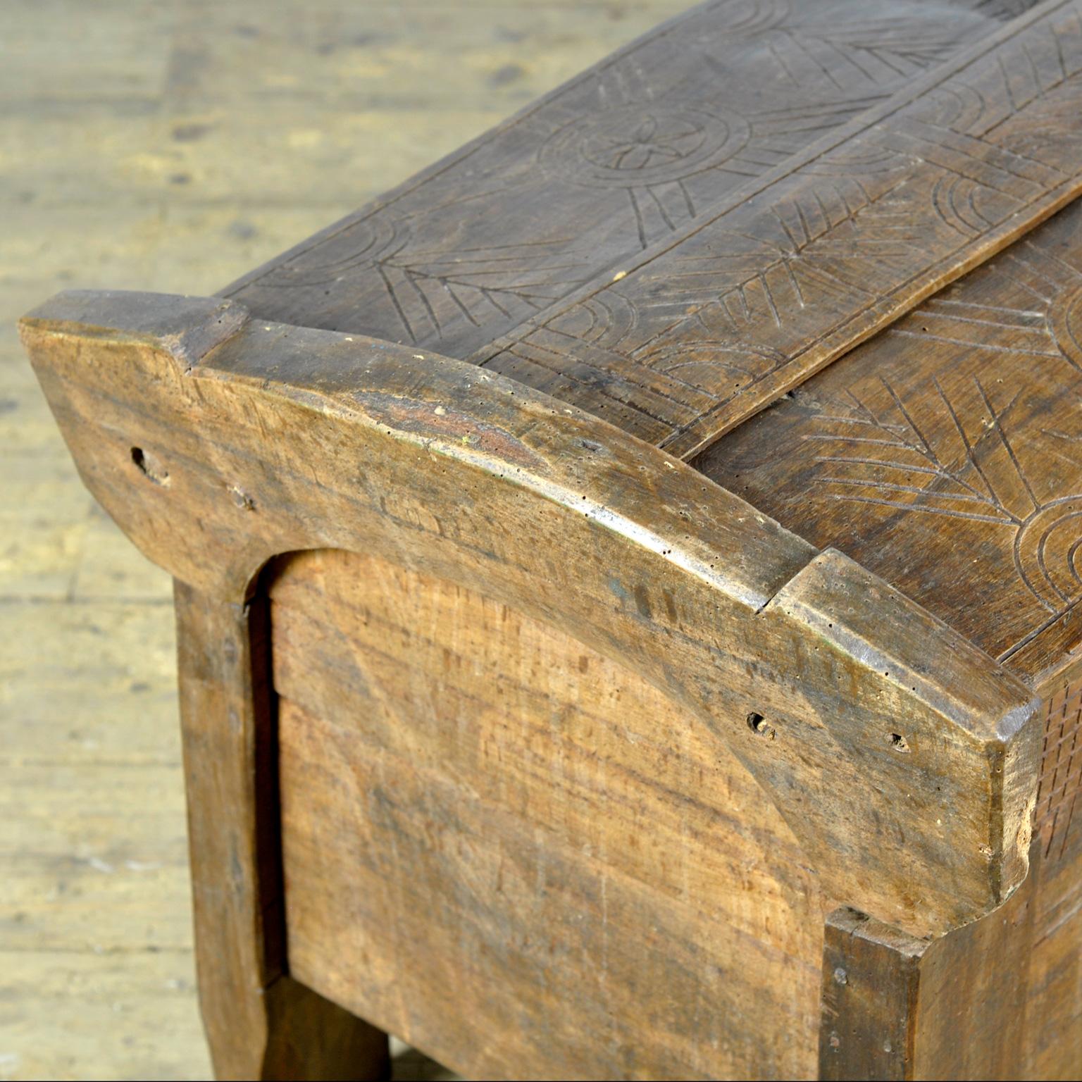 Beech Antique shepherd’s chest, 1850s