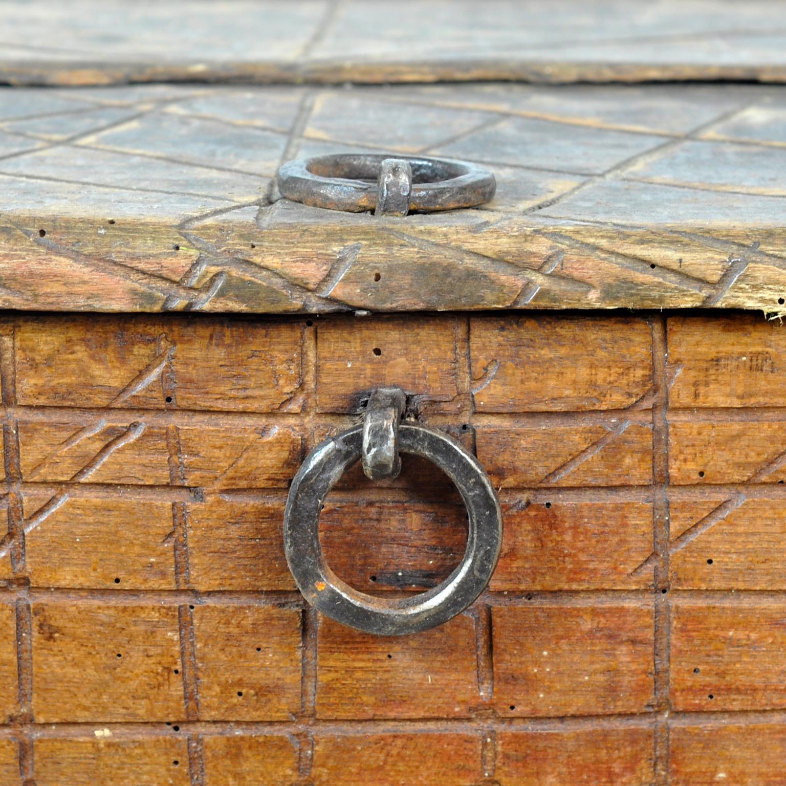 Antique Shepherd’s Chest, 1880s 4