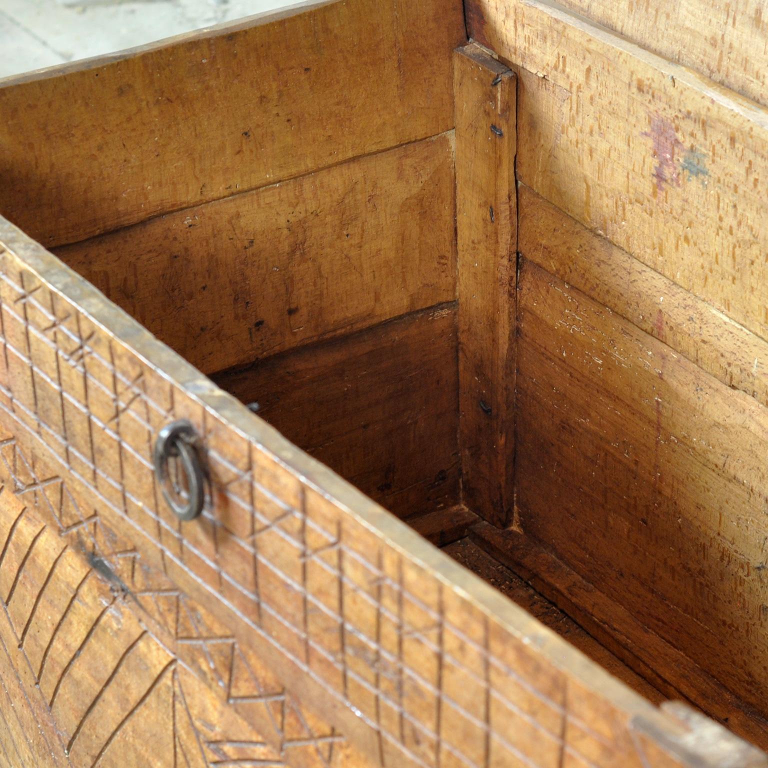 Wrought Iron Antique Shepherd’s Chest, 1880s