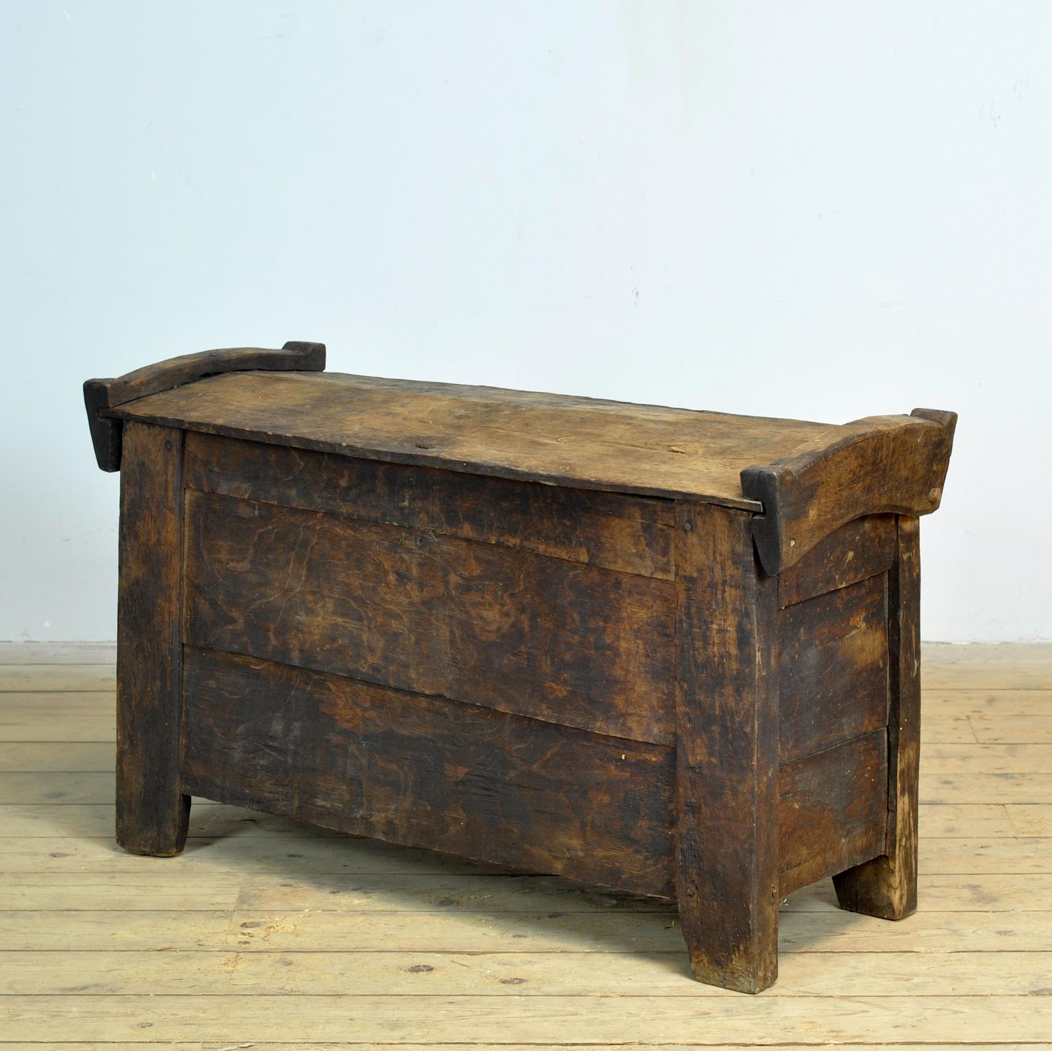 Romeno Antica cassapanca da pastore, circa 1850 in vendita