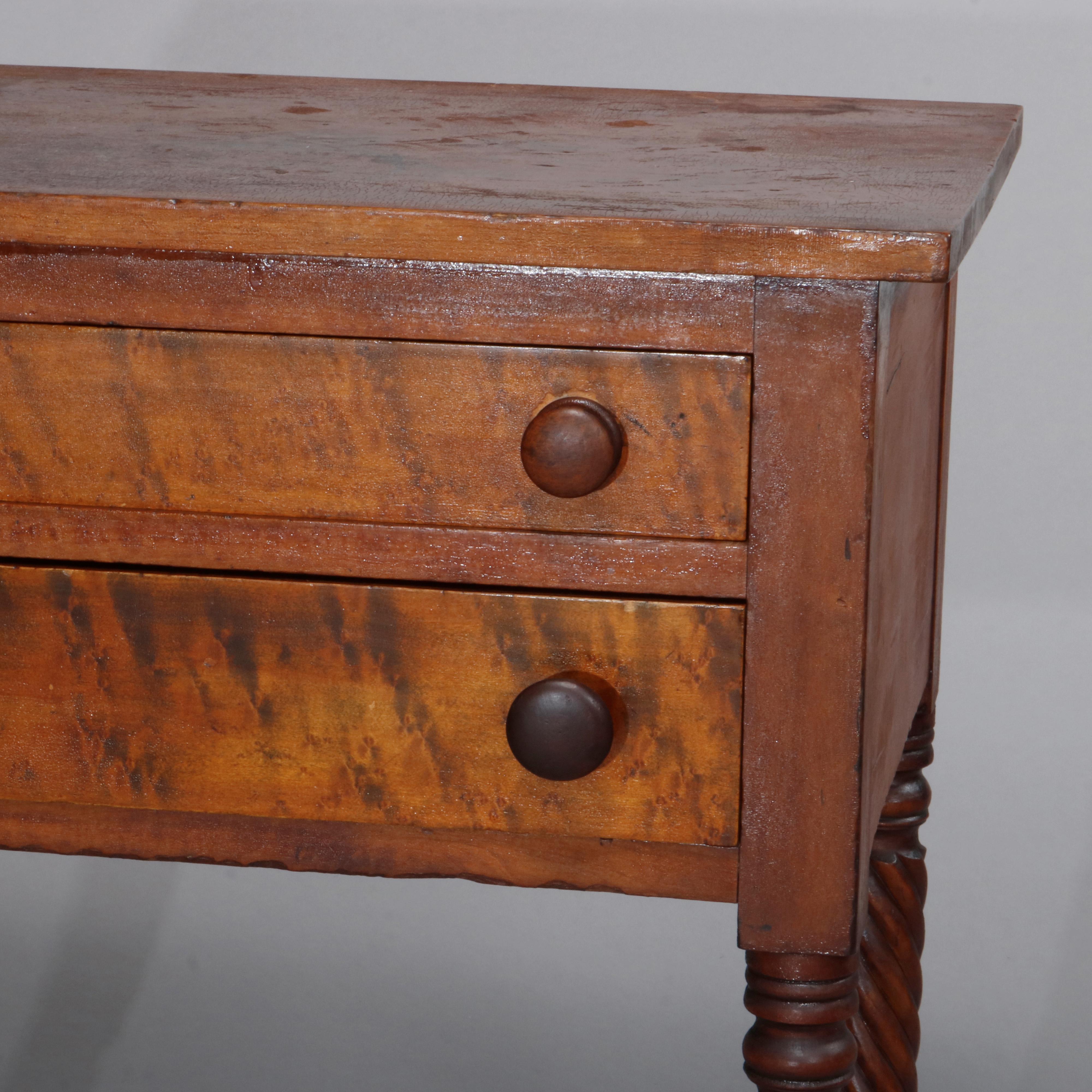 antique two drawer dresser