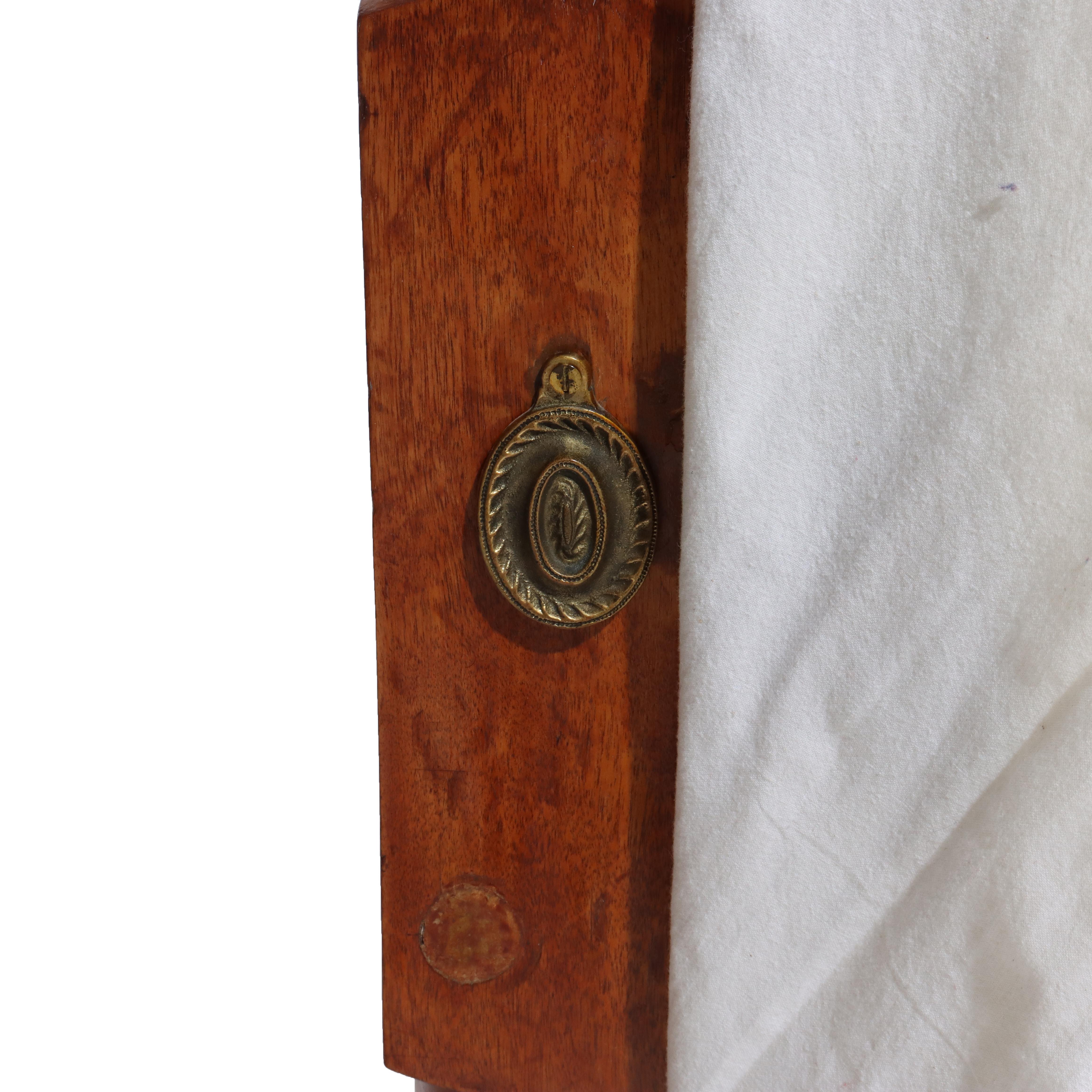 Antigua Cama Sheraton con dosel de cerezo C1820 Cereza en venta