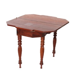 Antique Sheraton Mahogany Card Table C1830