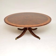 Antique Sheraton Revival Dining Table & Ten Chairs
