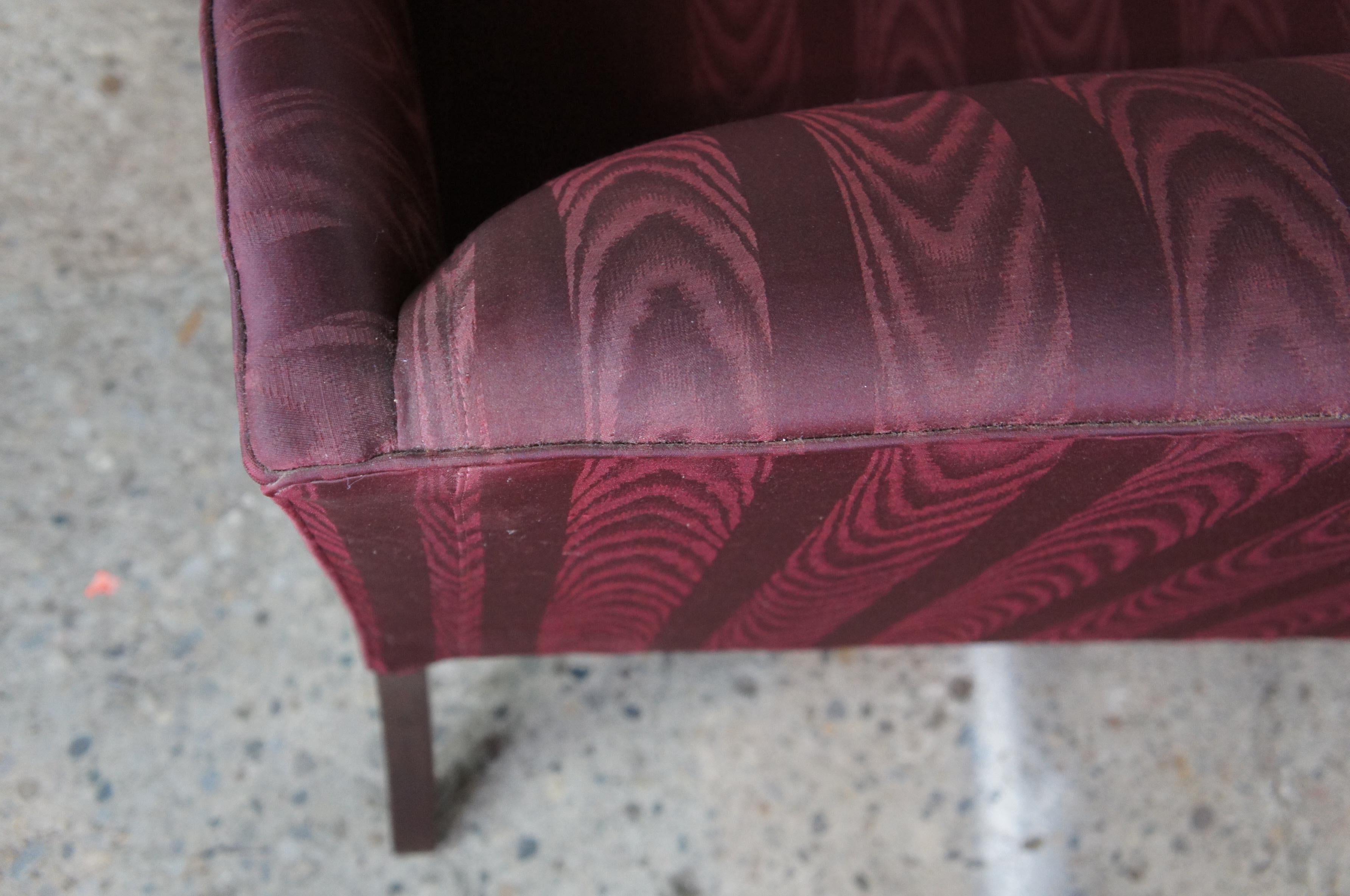Antique Sheraton Revival Mahogany Parlor Settee Sofa Love Seat Bench Federal 3