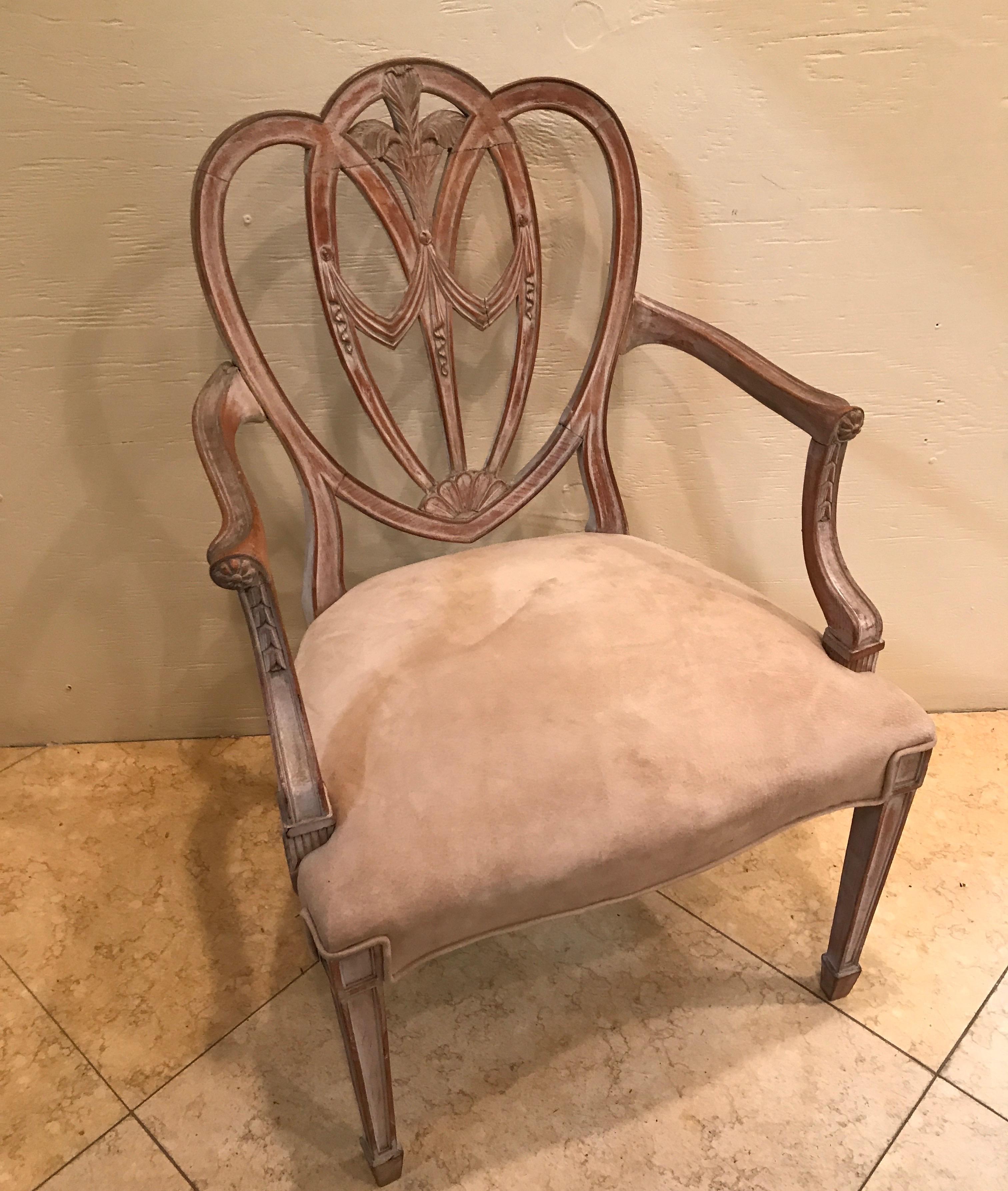 Antique Sheraton Style Armchair In Good Condition For Sale In West Palm Beach, FL