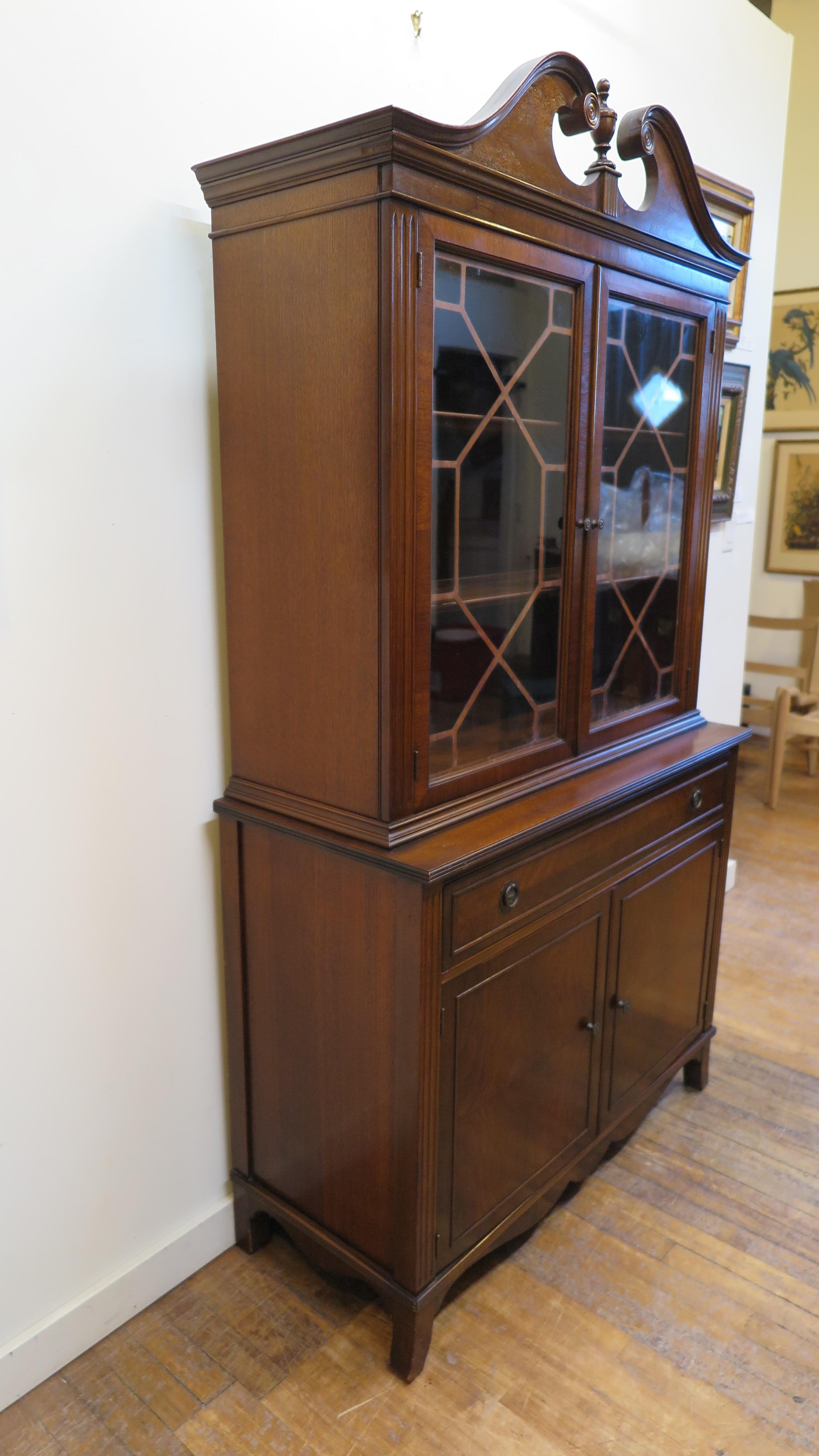 Antique Sheraton Style Cabinet  In Good Condition In New York, NY