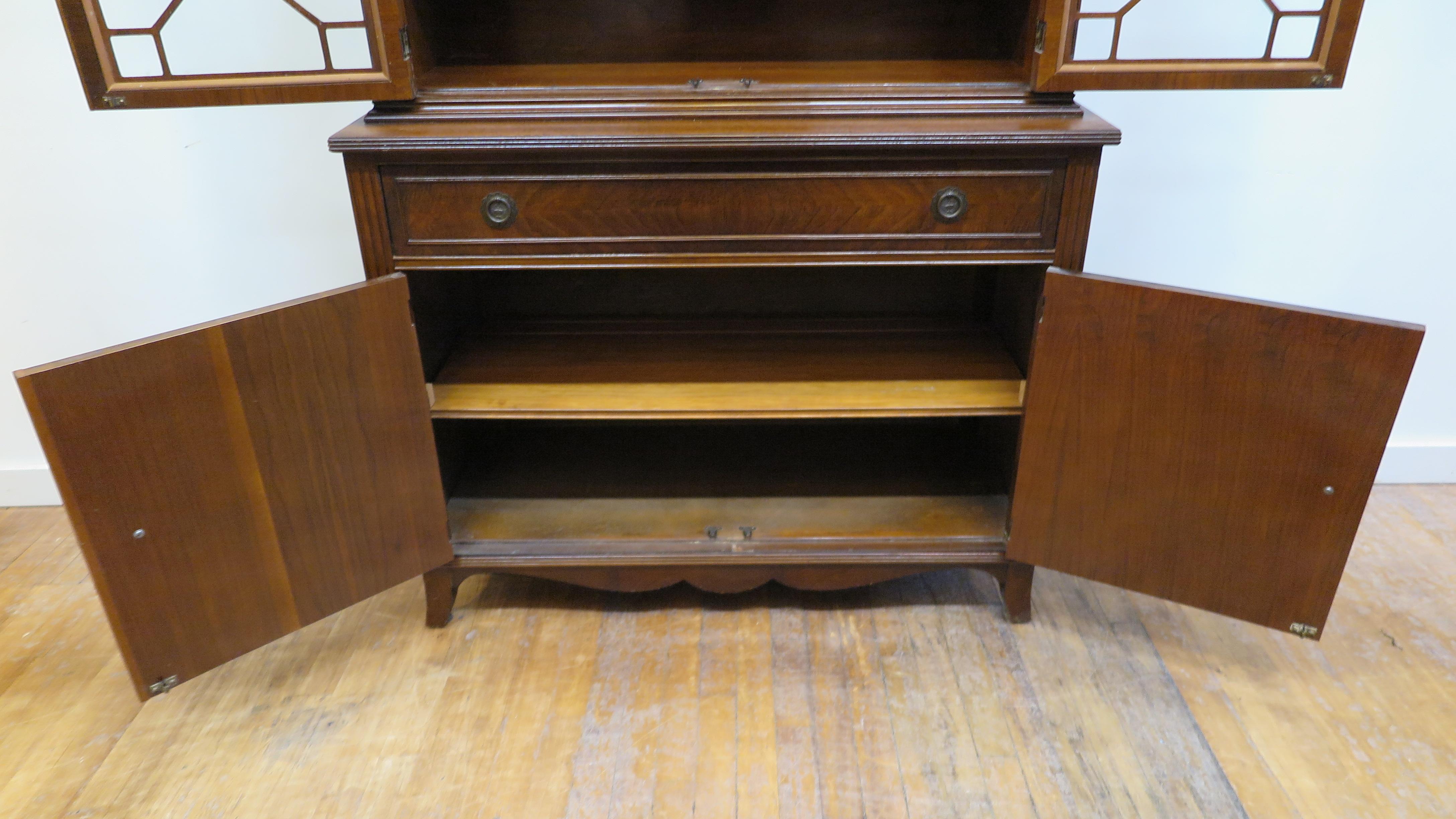 Antique Sheraton Style Cabinet  1