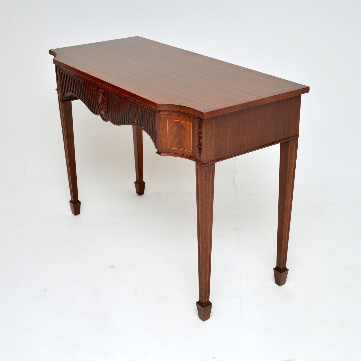 Antique Sheraton Style Console / Server Side Table 4