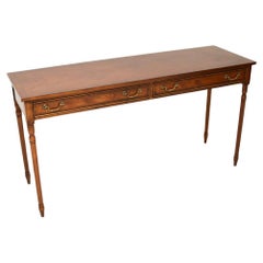Antique Sheraton Style Console Table