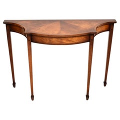 Antique Sheraton Style Mahogany Console Table