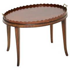 Antique Sheraton Style Tray Top Coffee Table Antique Sheraton Style Tray Top Coffee Table