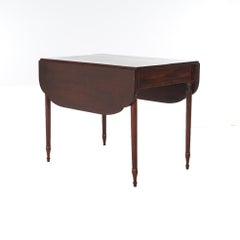 Antique Sheridan Pembroke Drop Leaf Mahogany Table C1820