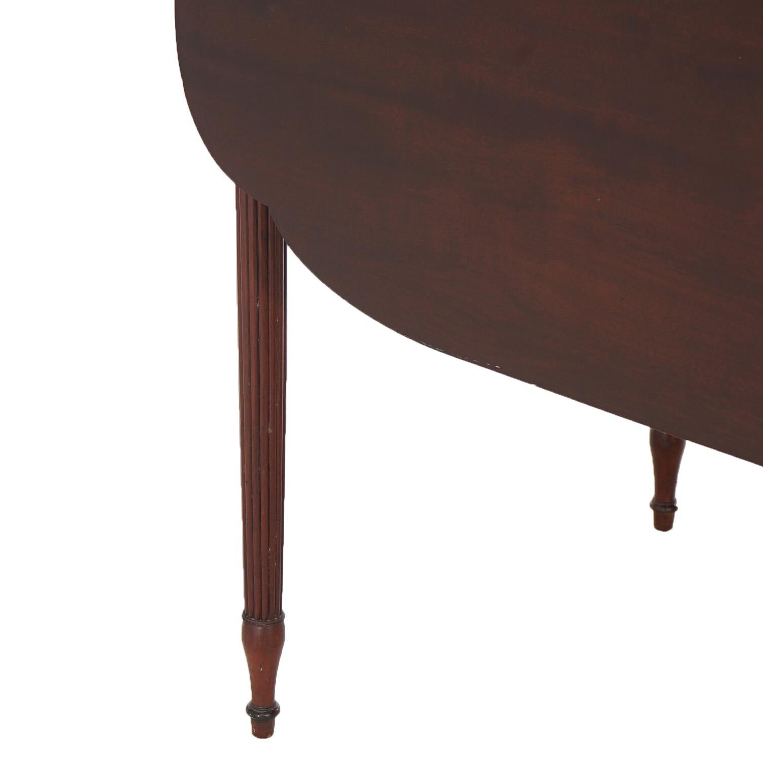 Antique Sheridan Pembroke Drop Leaf Mahogany Table C1820 For Sale 1