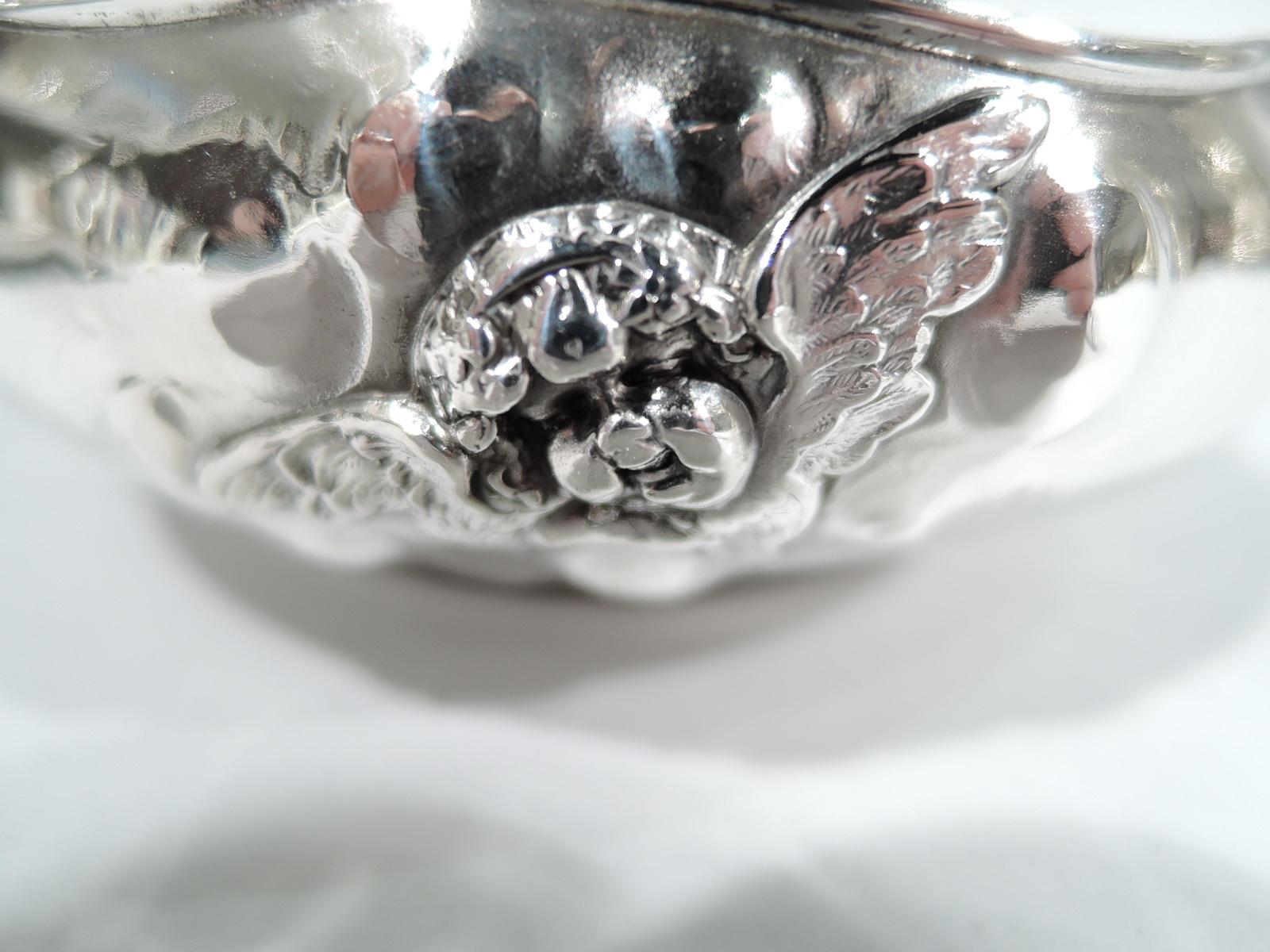 Antique Shiebler American Art Nouveau Sterling Silver 4-Piece Baby Set 2