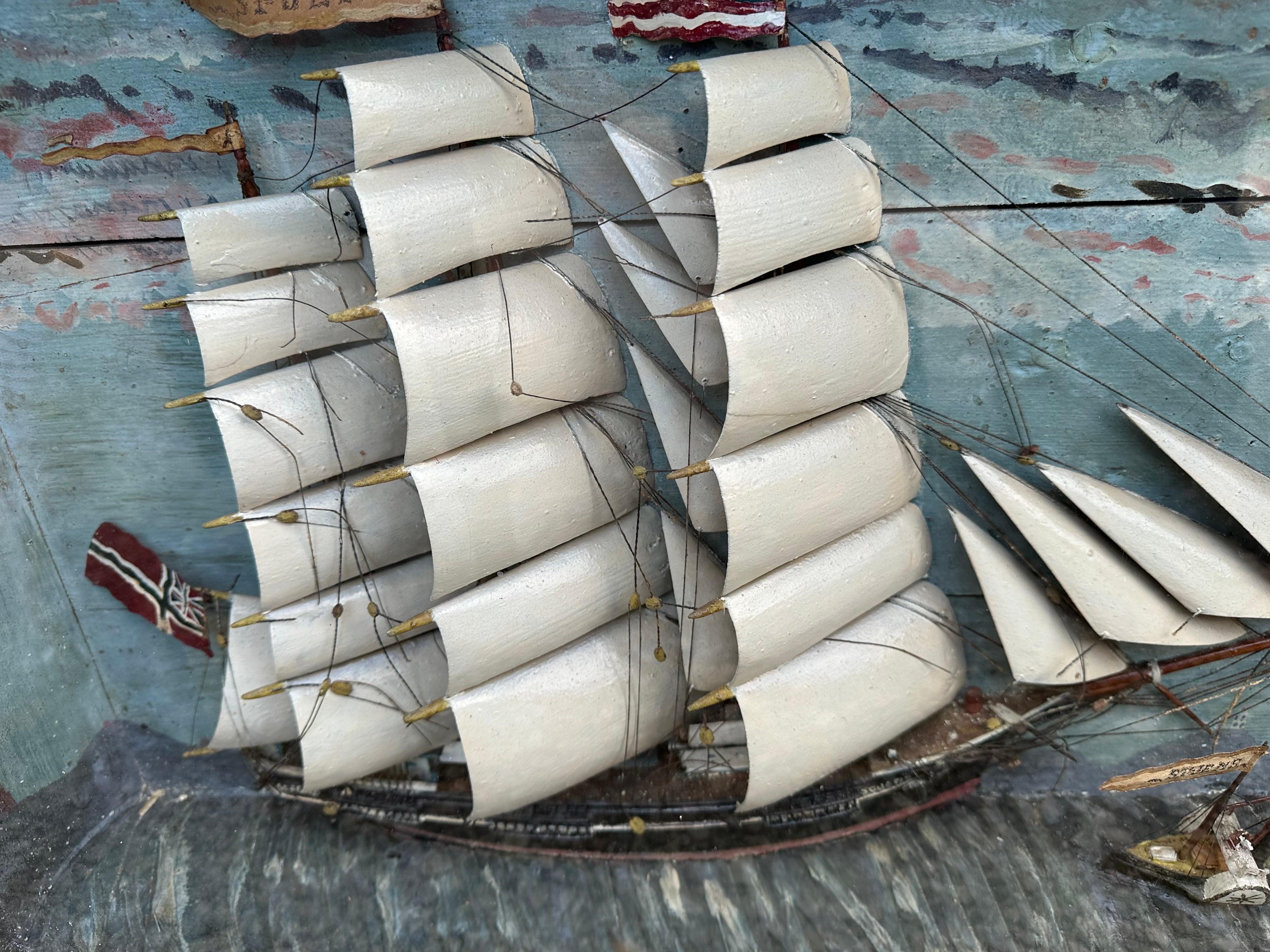 Diorama de barco antiguo en venta 1