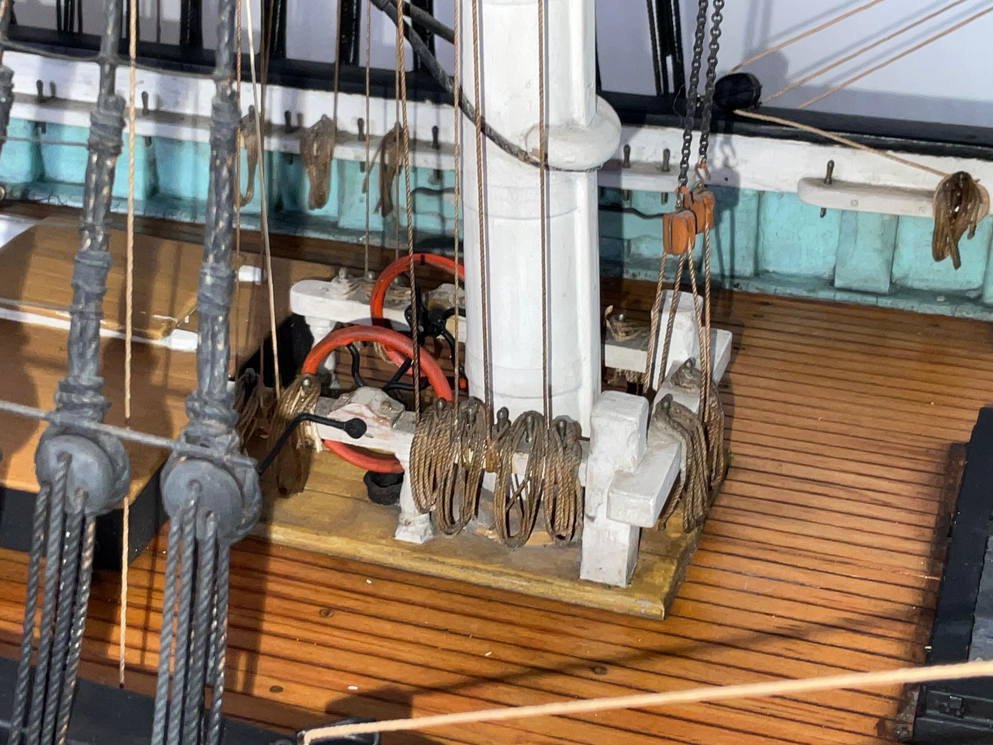 Antique Ship Model Auriga Bath 10