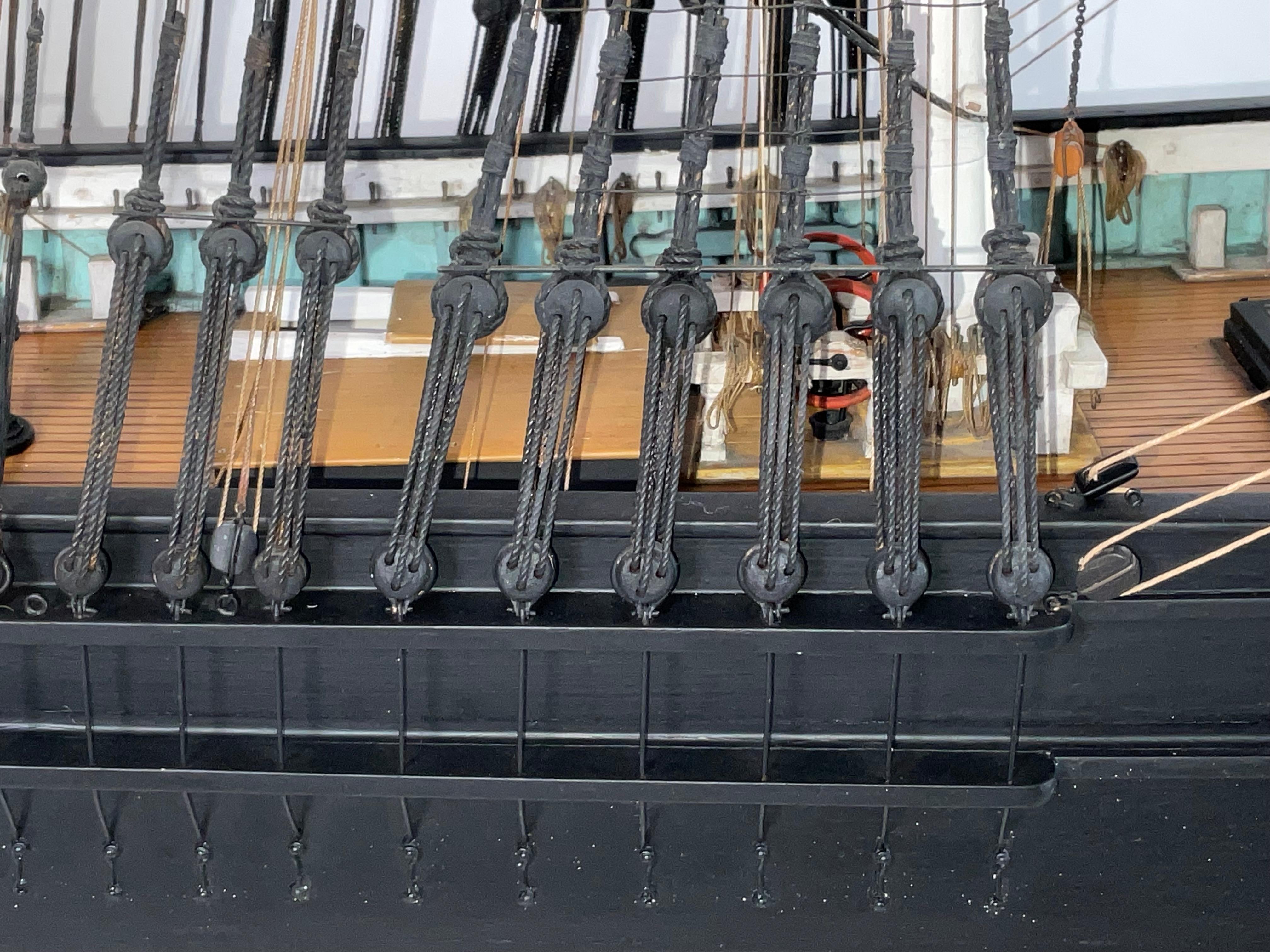 Antique Ship Model Auriga Bath 11