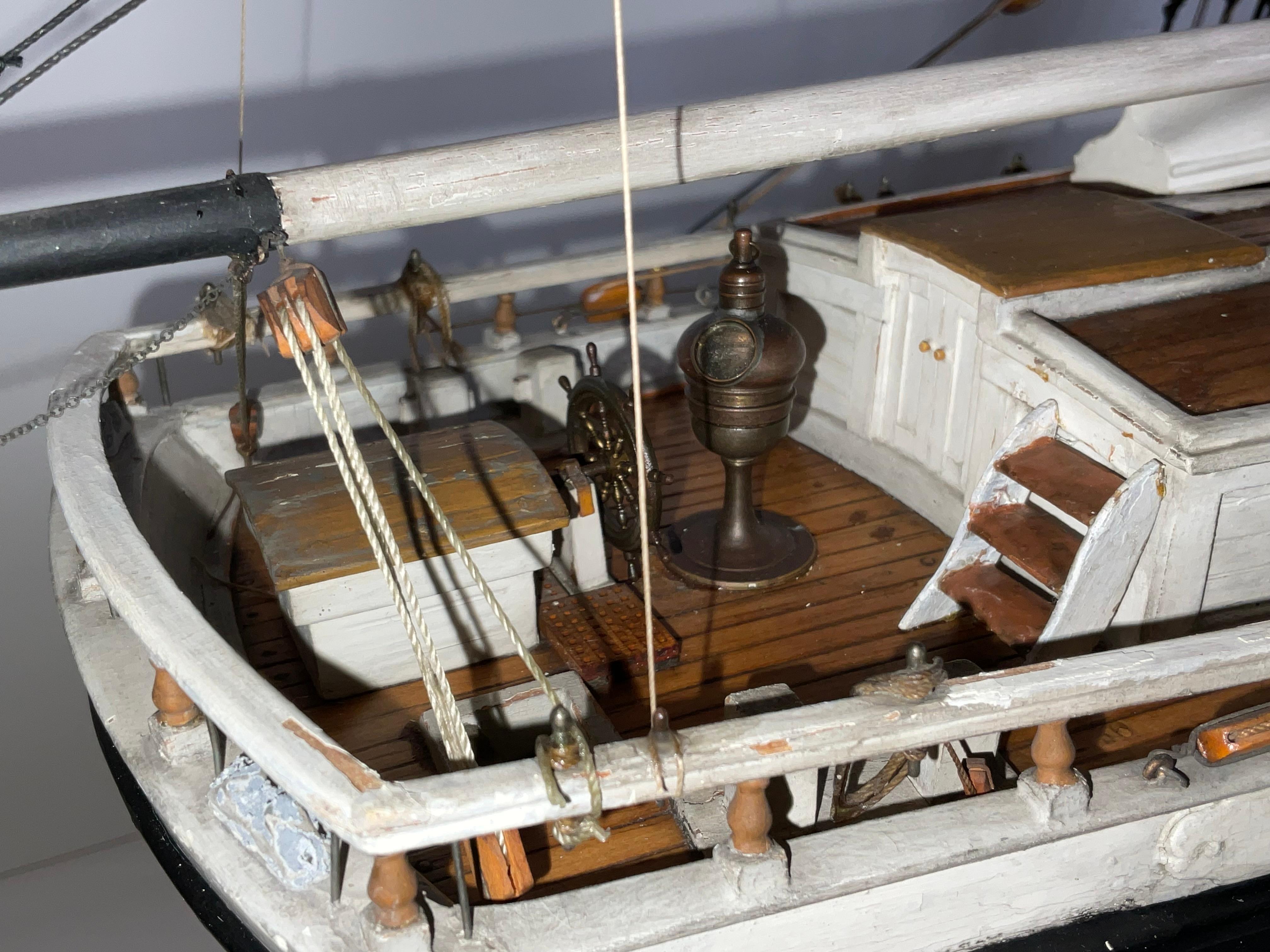 Antique Ship Model Auriga Bath 14
