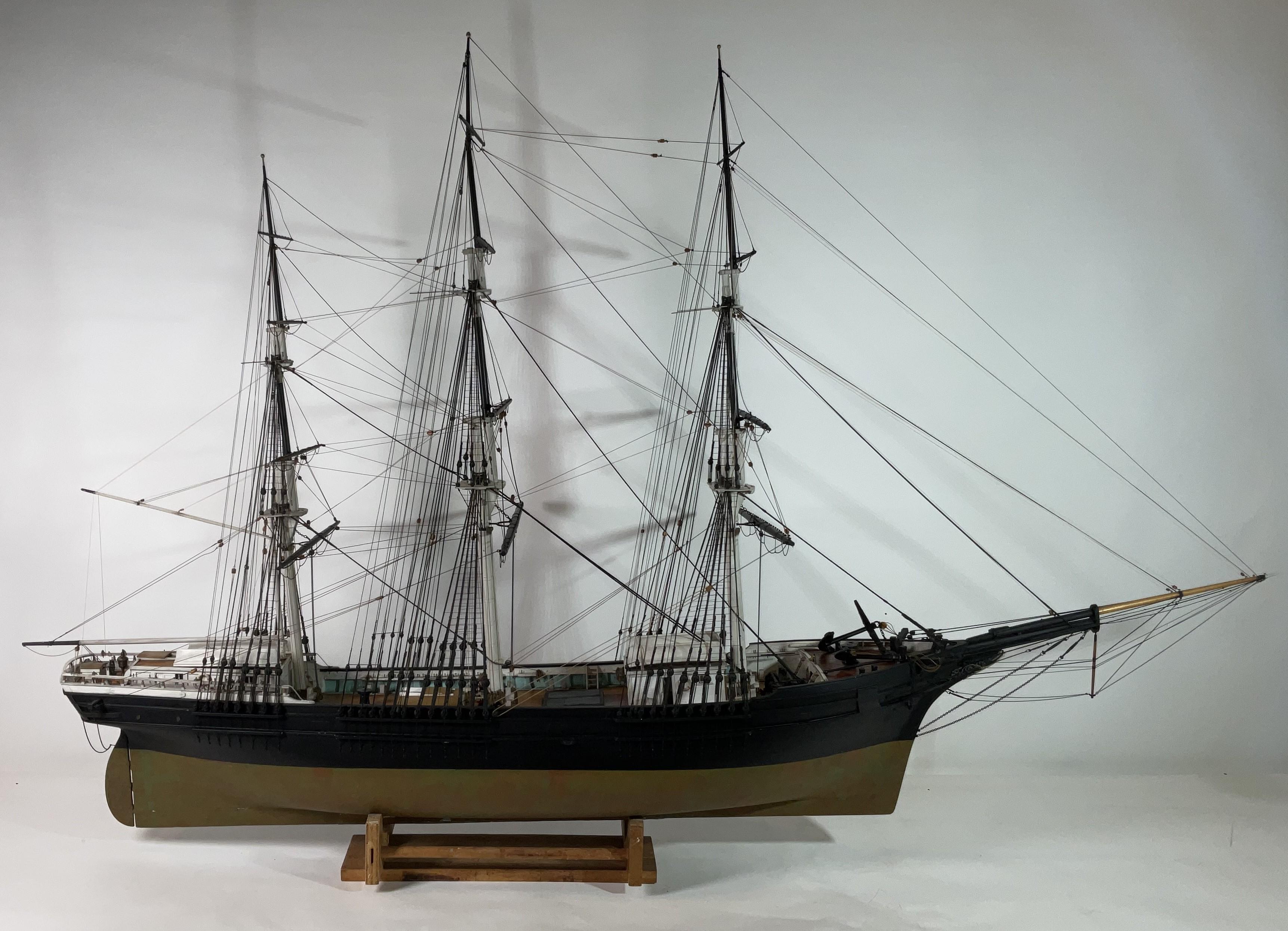 North American Antique Ship Model Auriga Bath For Sale