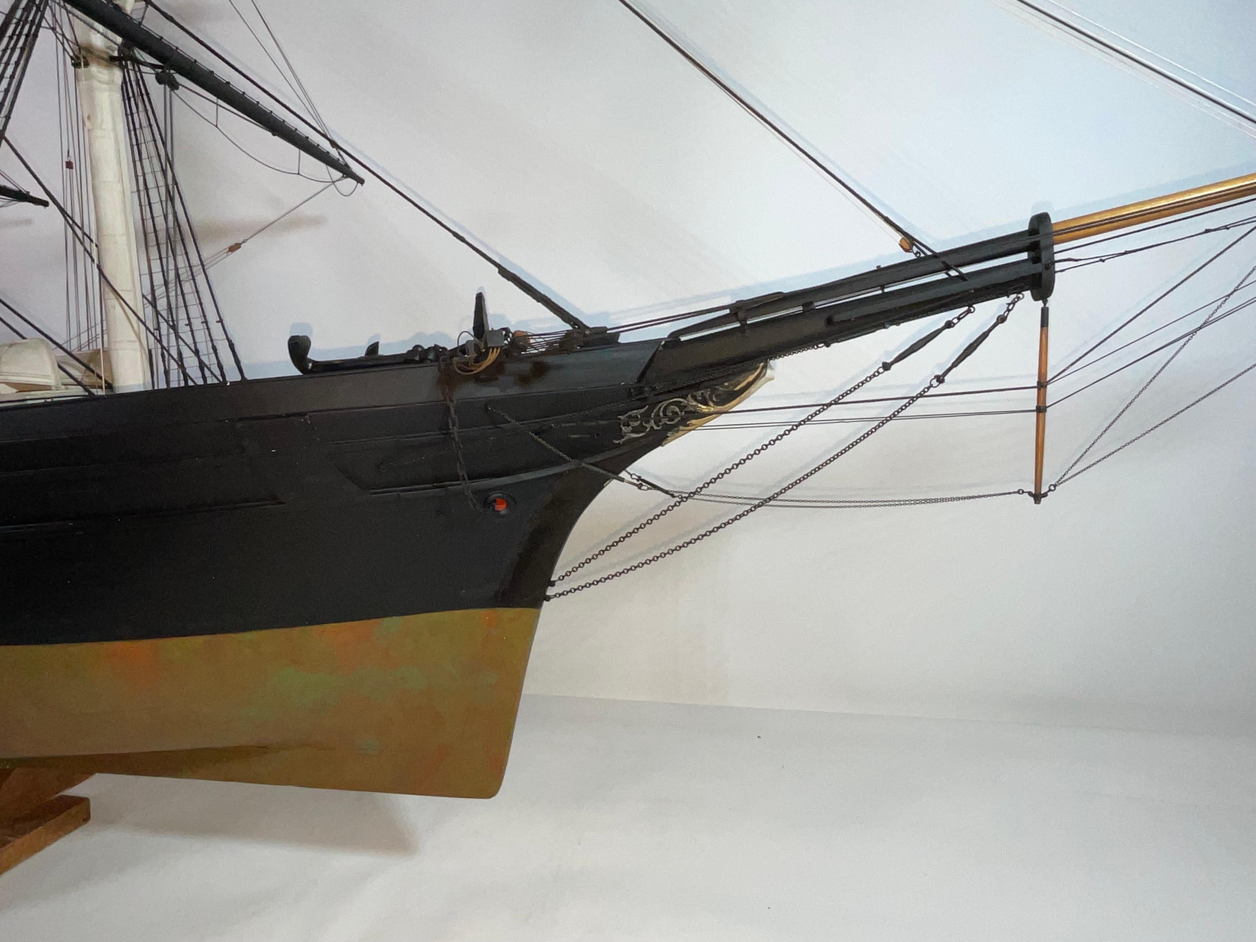 Contemporary Antique Ship Model Auriga Bath