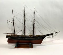 Antique Ship Model of American Bark