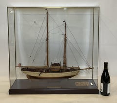Antique Ship Model of Schooner Yacht Mendham