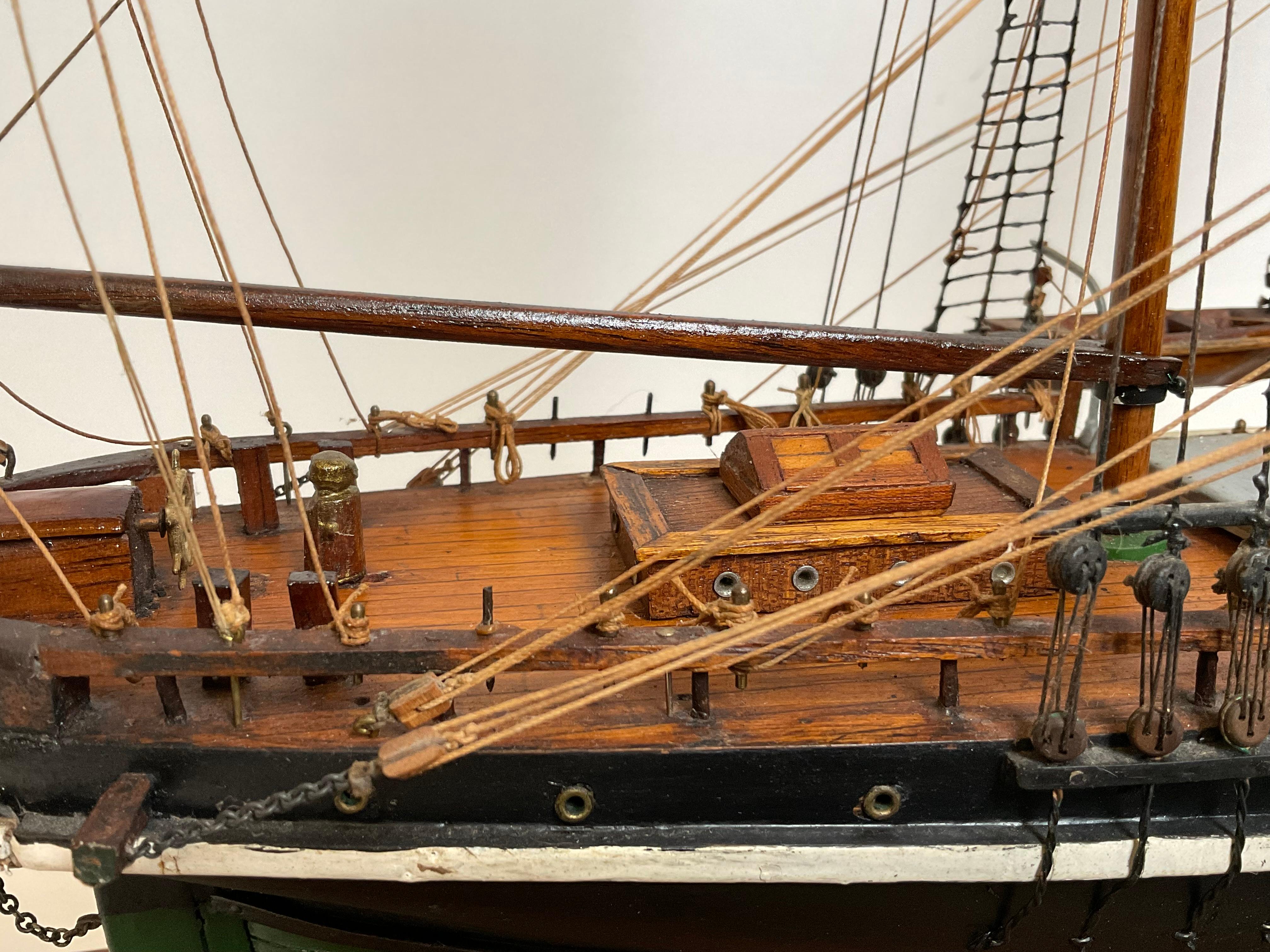 Modello di nave antica della Bark Thalia in vendita 6
