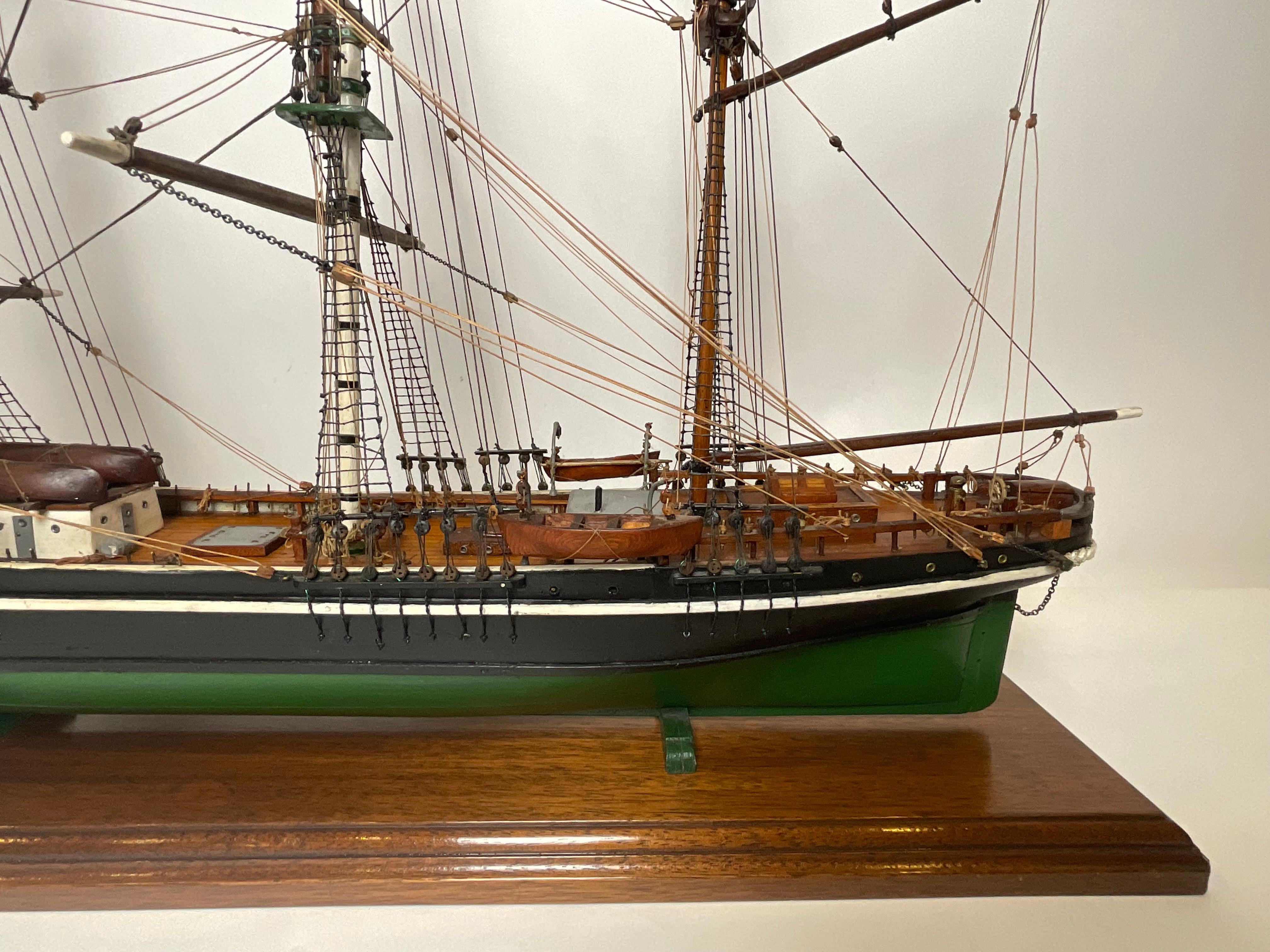 Modello di nave antica della Bark Thalia in vendita 10