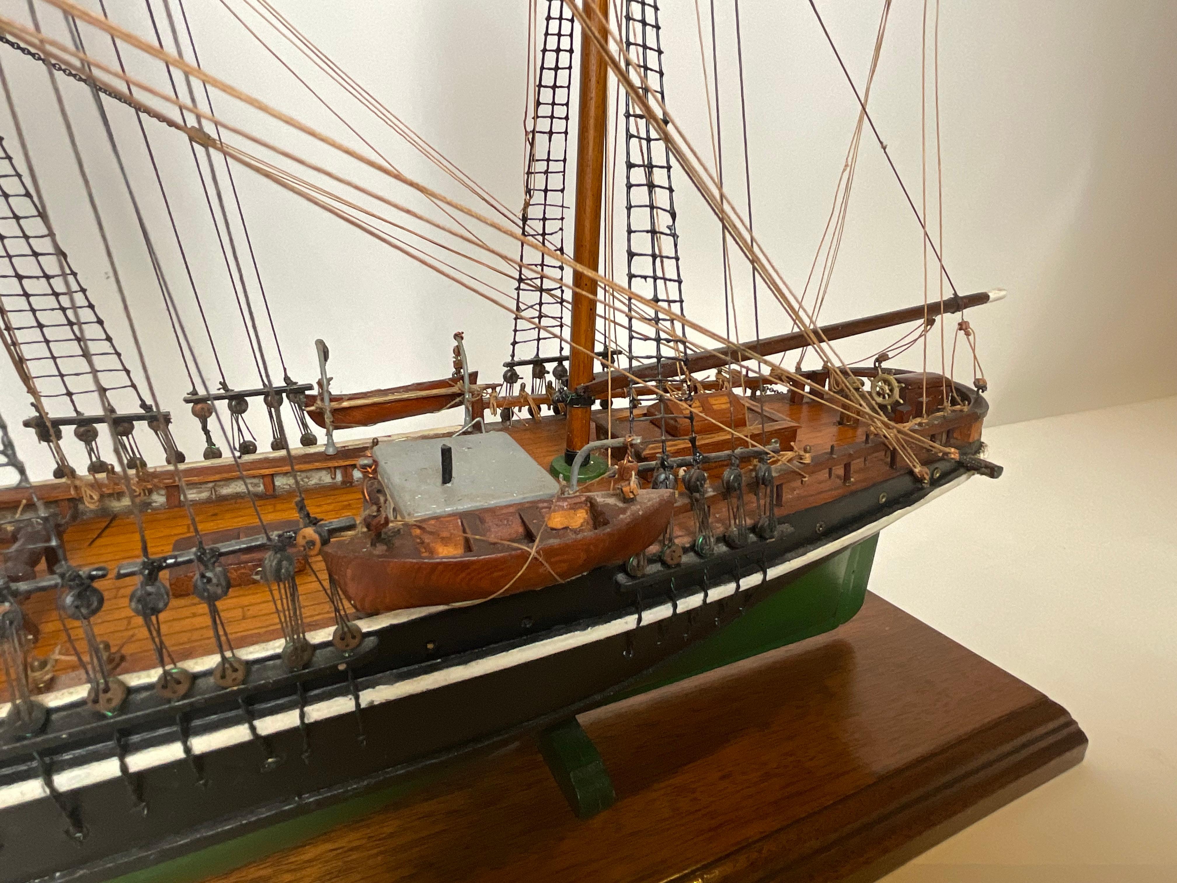 Modello di nave antica della Bark Thalia in vendita 11