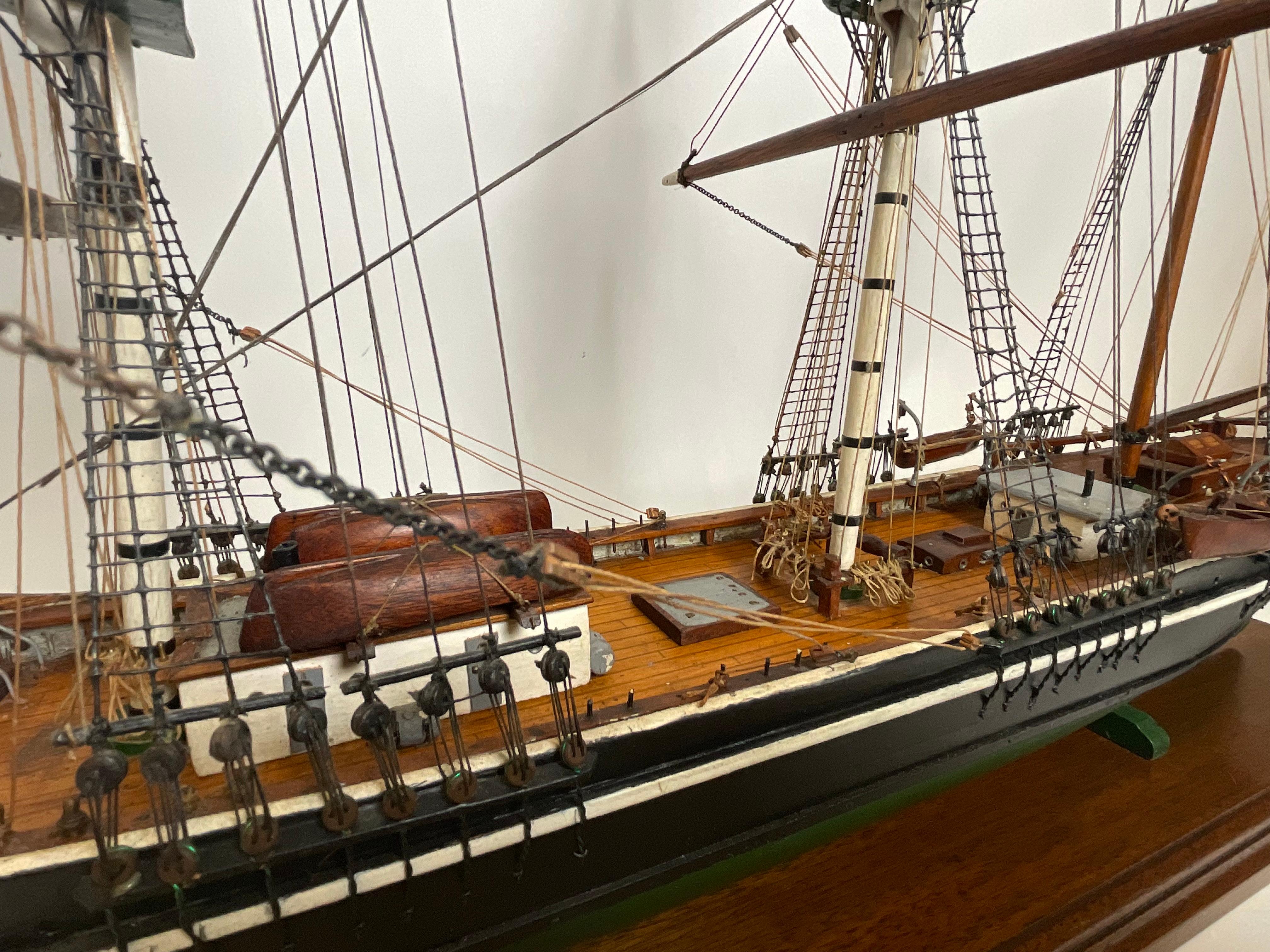 Modello di nave antica della Bark Thalia in vendita 12