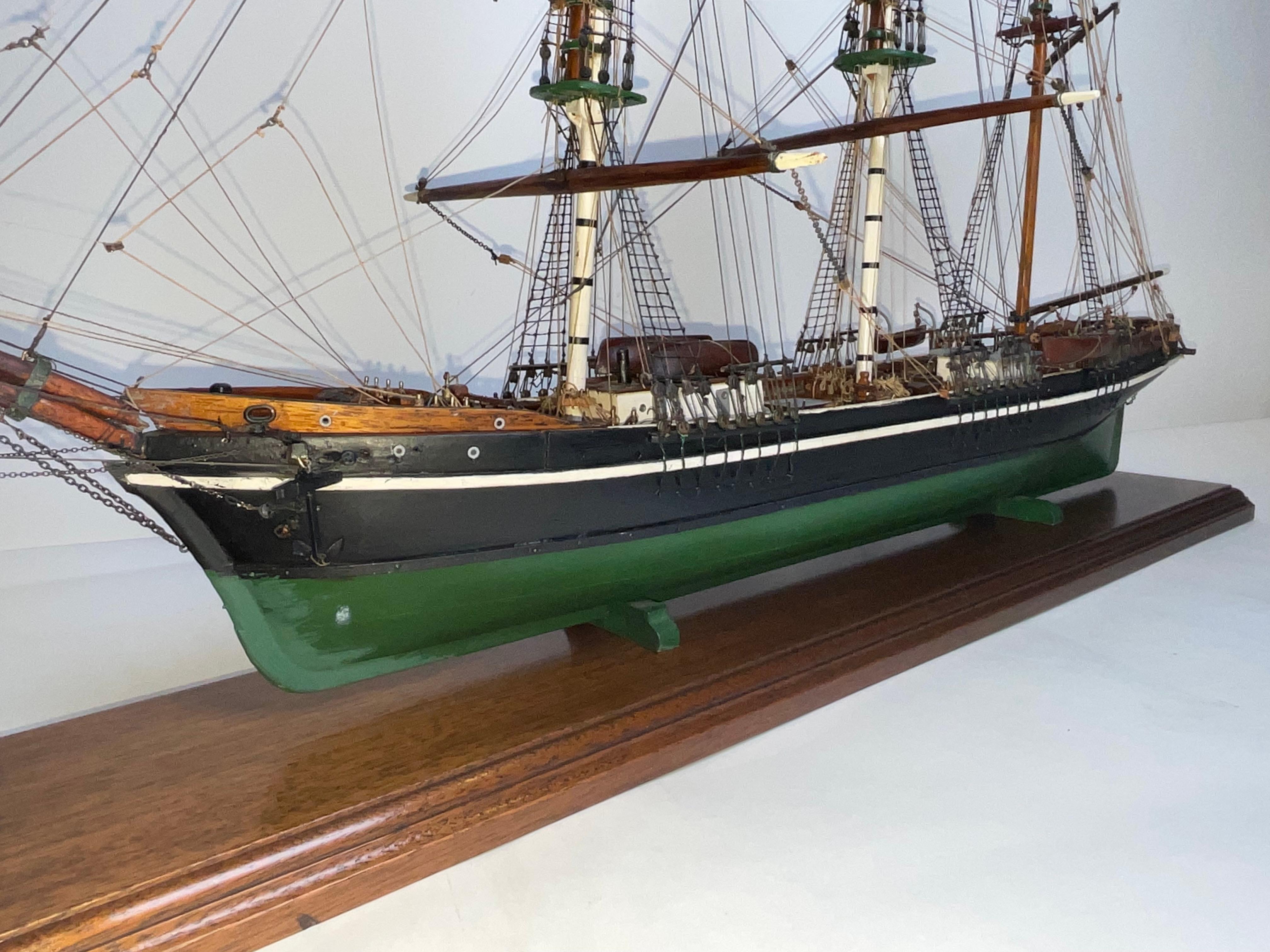 Modello di nave antica della Bark Thalia in vendita 14