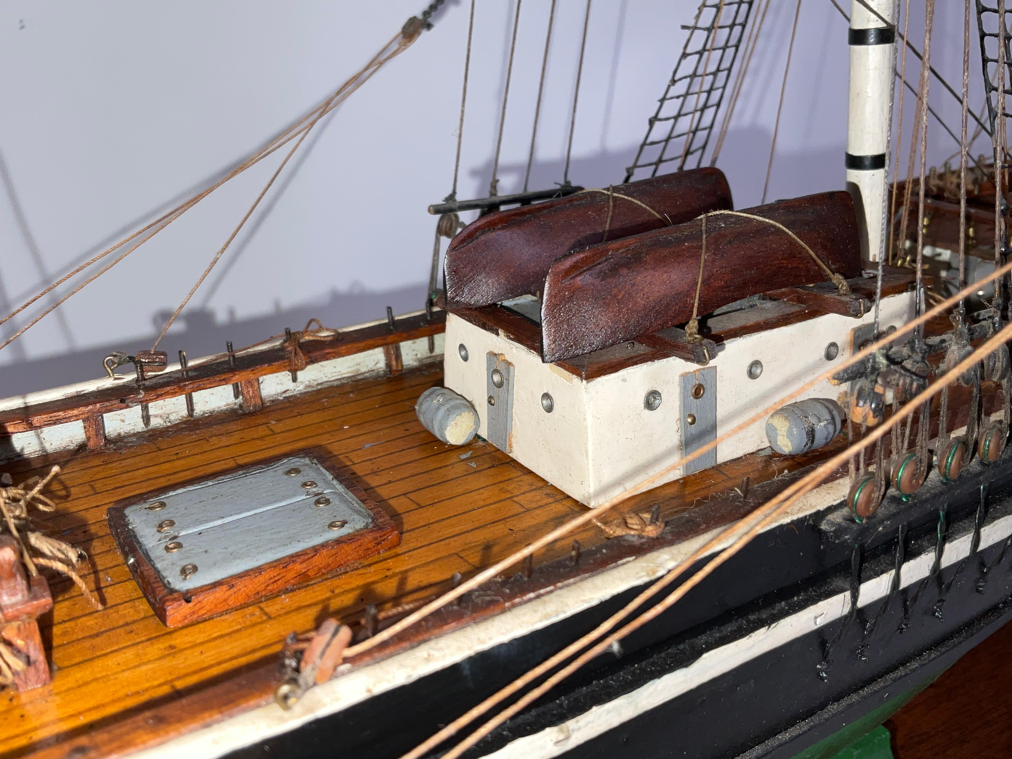 Modello di nave antica della Bark Thalia in vendita 1