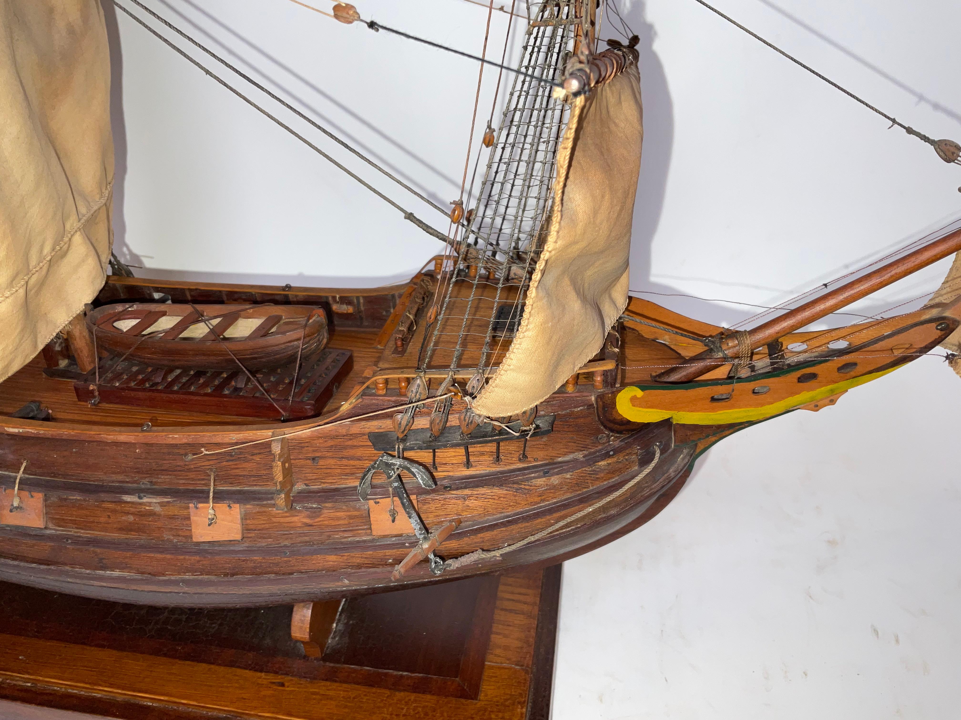 Antique Ship Model of the Mayflower For Sale 1