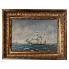 Antique Ship Painting