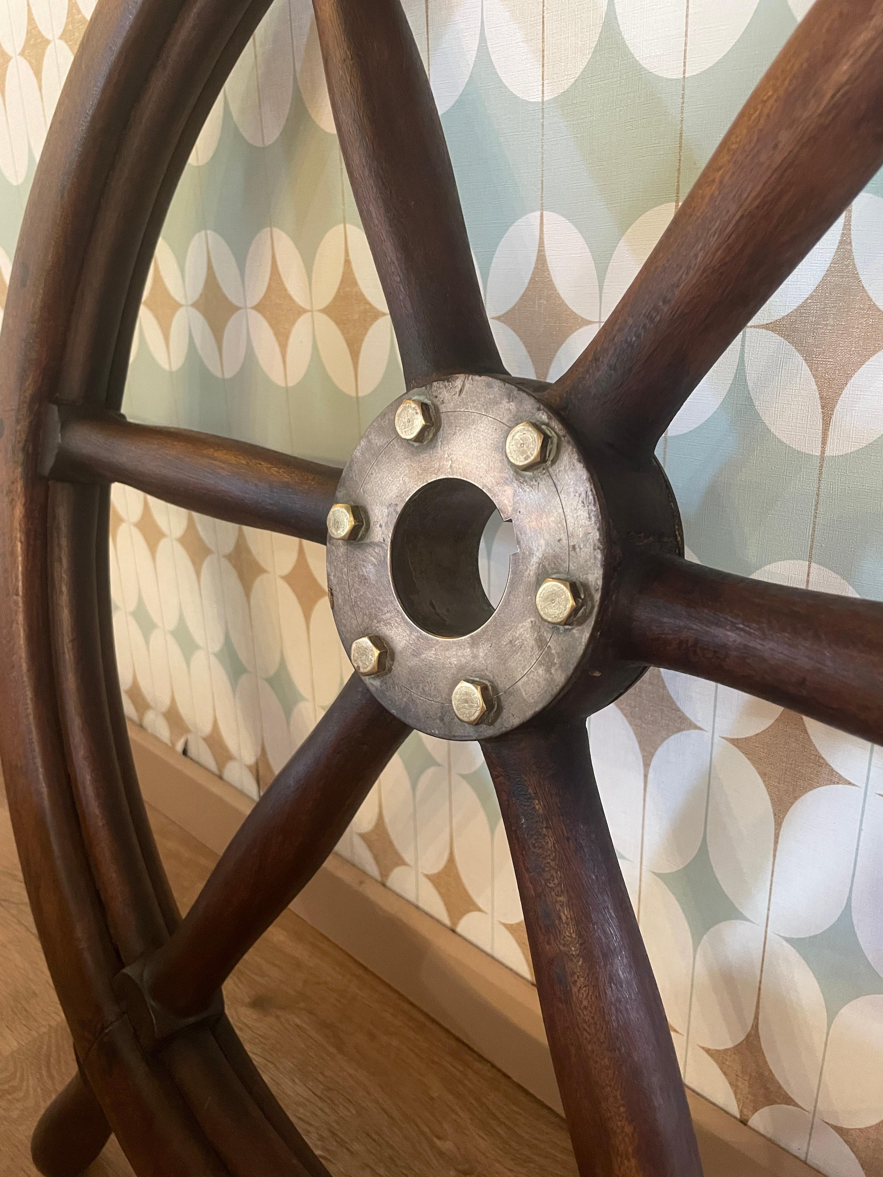 wheel on a ship called