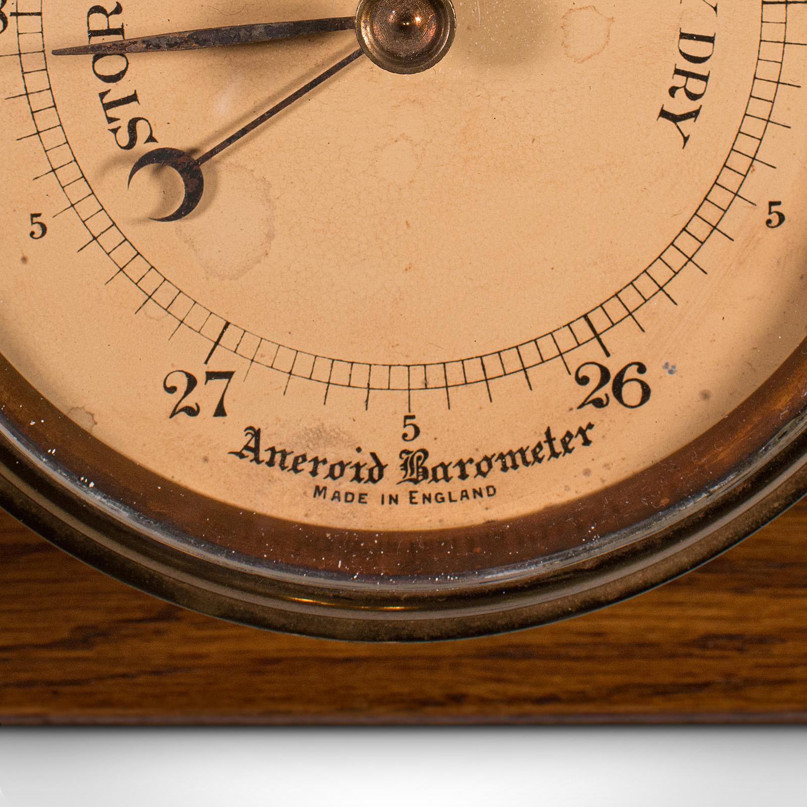 Antique Ship's Bulkhead Barometer, English, Maritime Instrument, Edwardian, 1910 For Sale 2