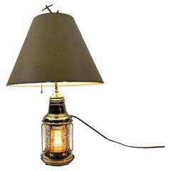 Used Ships Lantern by Perko Now a Lamp